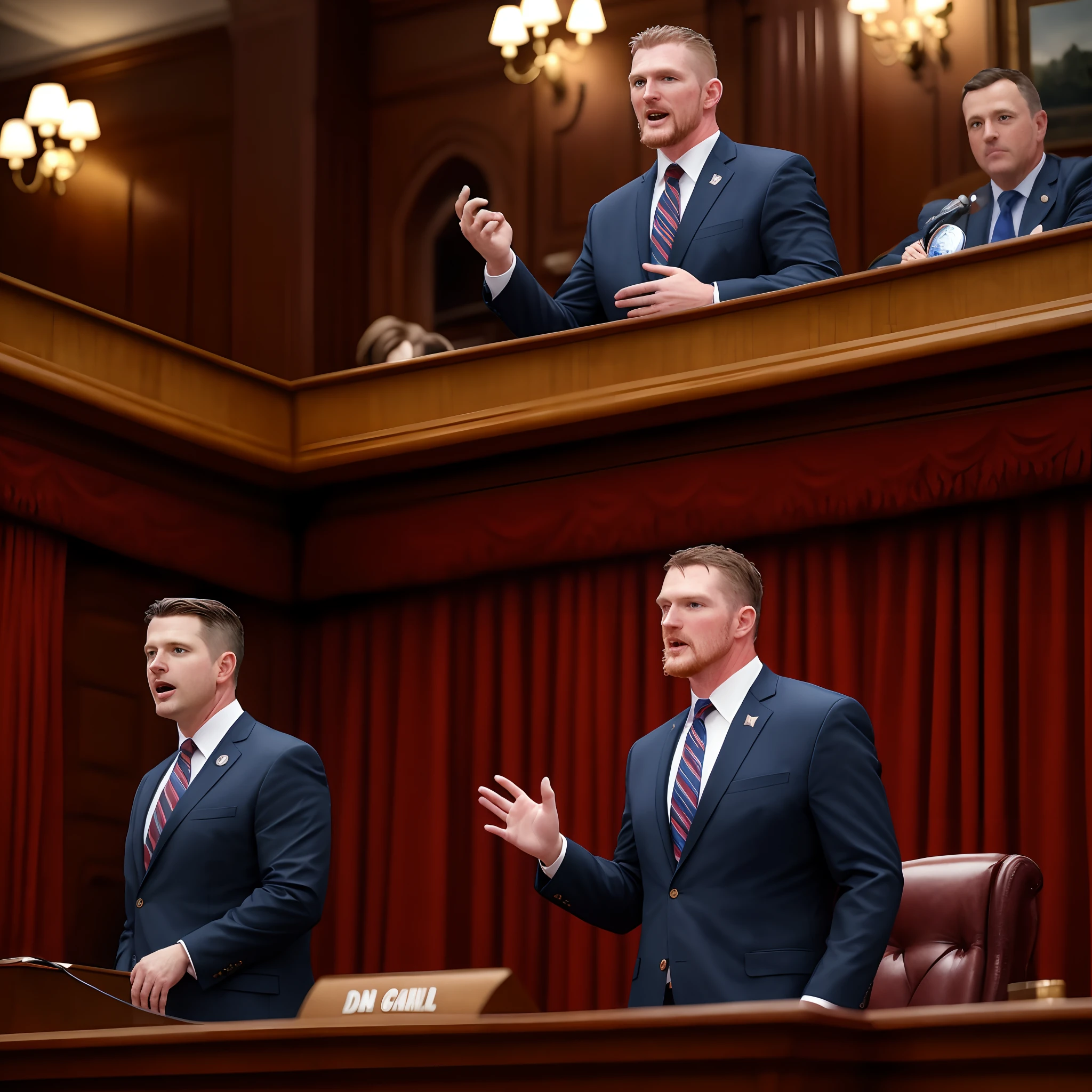 Dan Campbell as speaker of the house