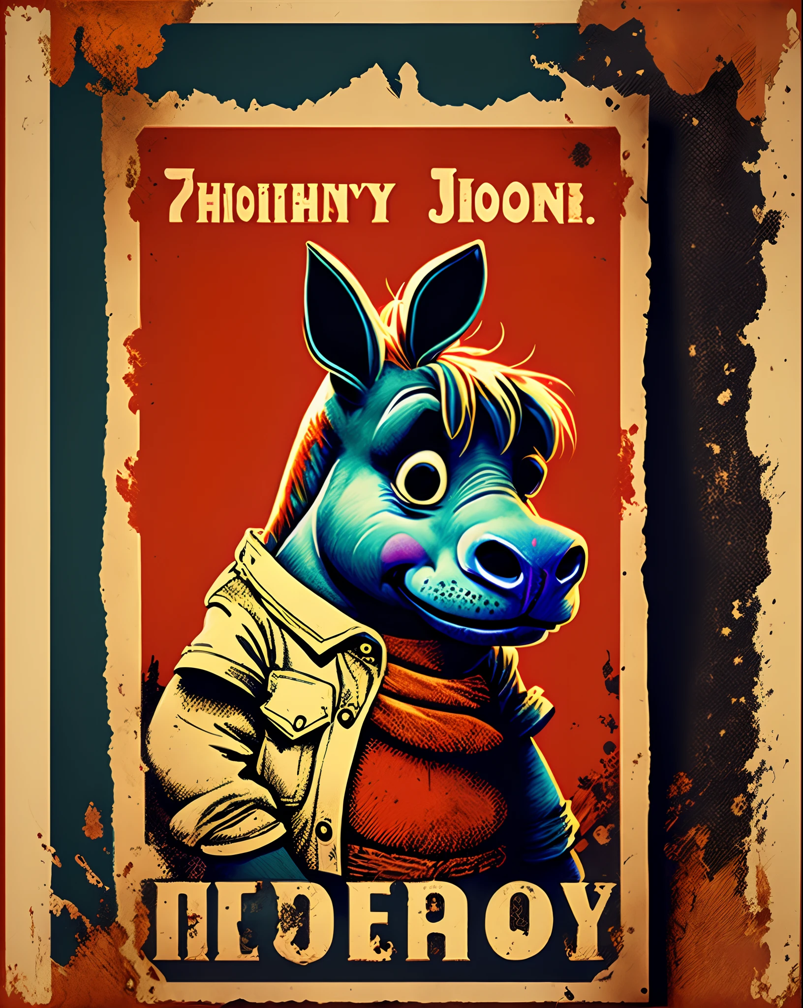 Communist eeyore poster