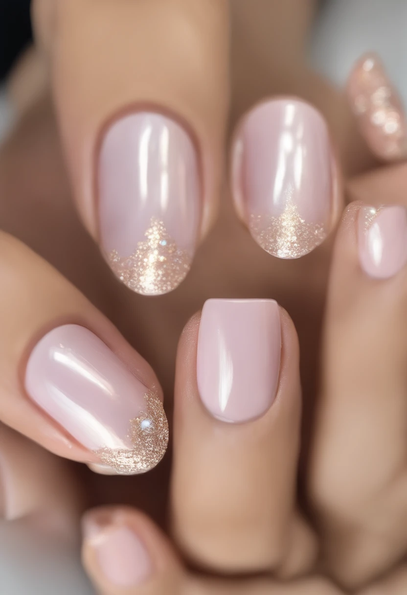 Make an image for instagram post in the size of 1080x1080, com as cores rosa, branco e dourada. The product I'm going to offer is nail lengthening. Put the following description below in text on image:
Alongamento Em Fibra - Voucher
Exclusivo Para Clientes Linda
De R$ 230,00 Por R$ 150,00
Parceria Com @sister.beauty.bc