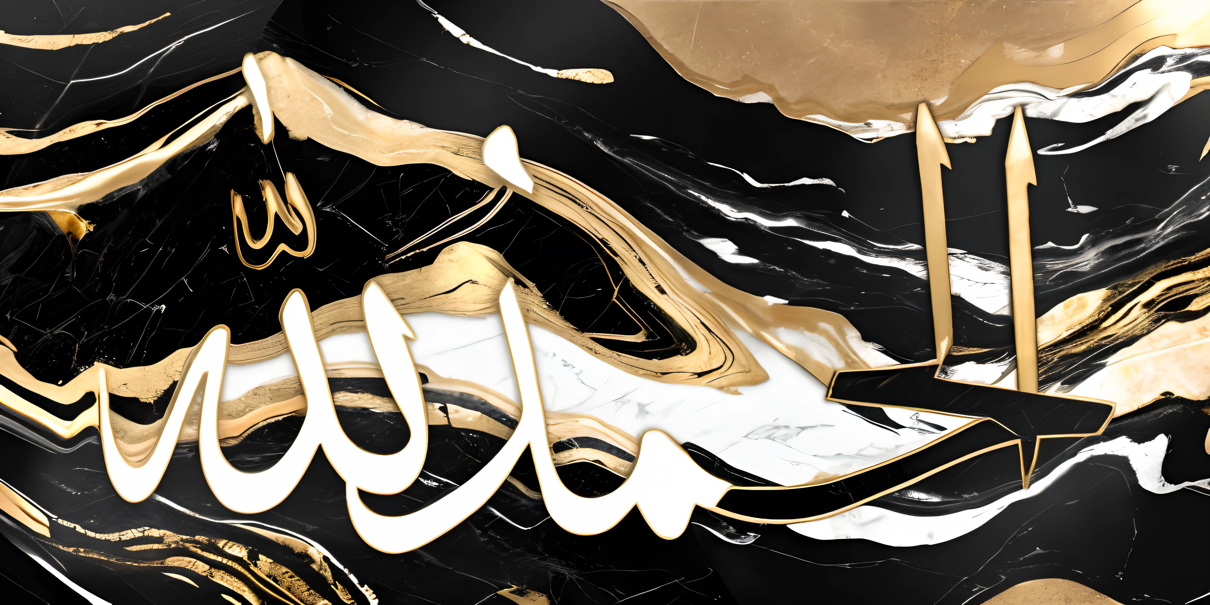 marble texture, black and gold