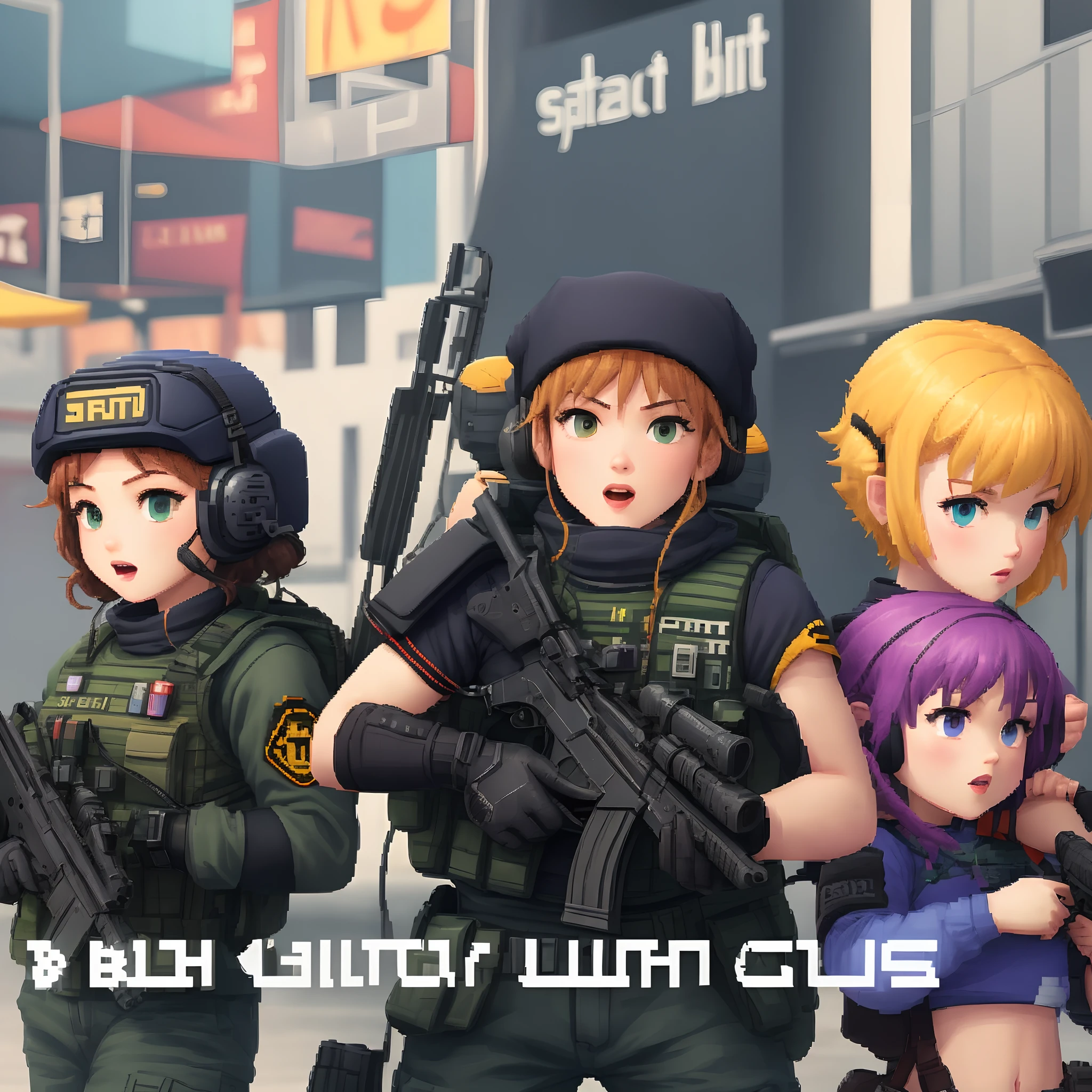 8 bit swat members