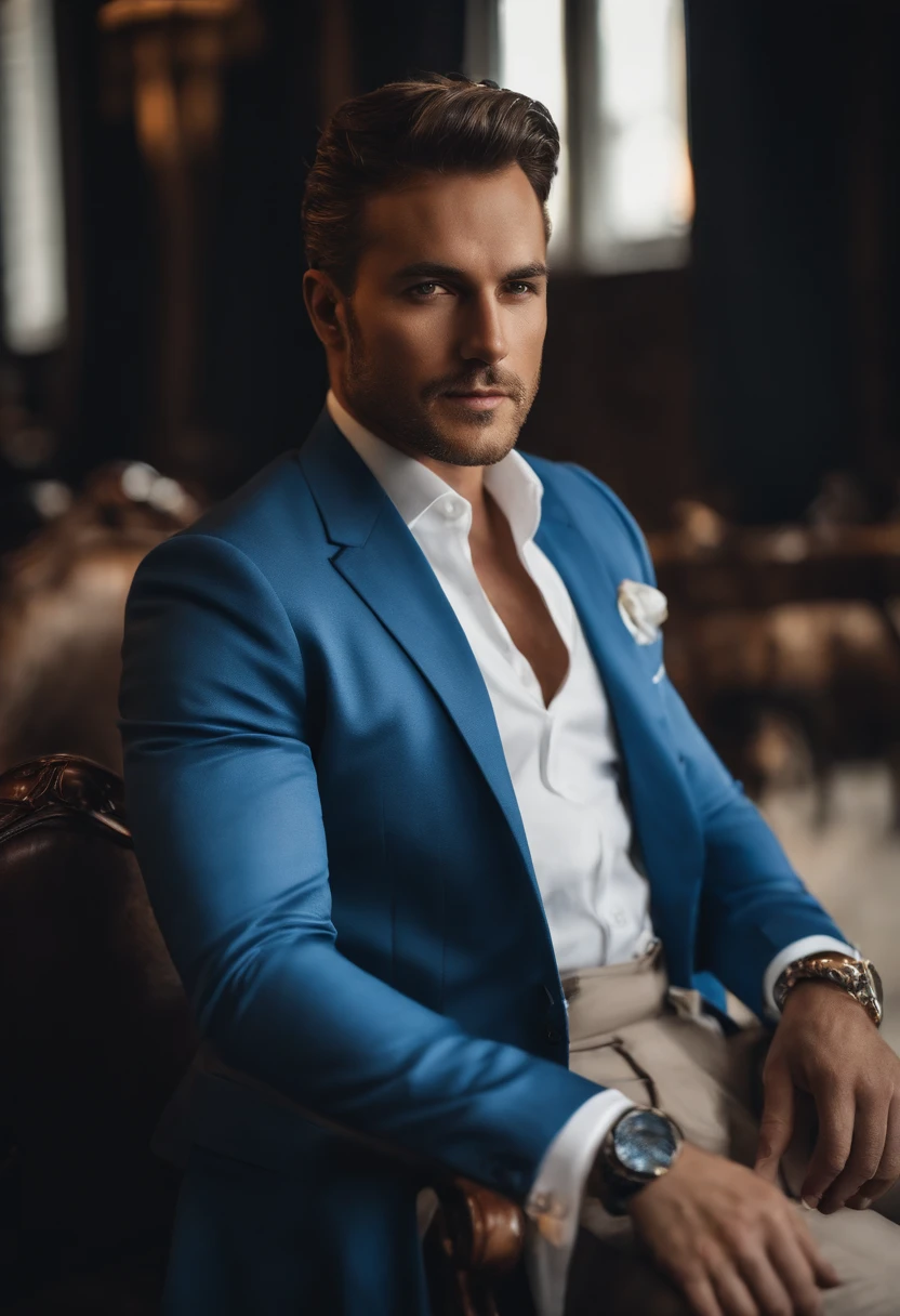 arafed man in a blue suit and white shirt posing for a picture, a portrait by David Young Cameron, instagram, renaissance, official photo, instagram photo, 🦩🪐🐞👩🏻🦳, profile photo, avatar image, official photo portrait, portrait photo, instagram picture, myself, official photos, david febland, uhq, stunning photo