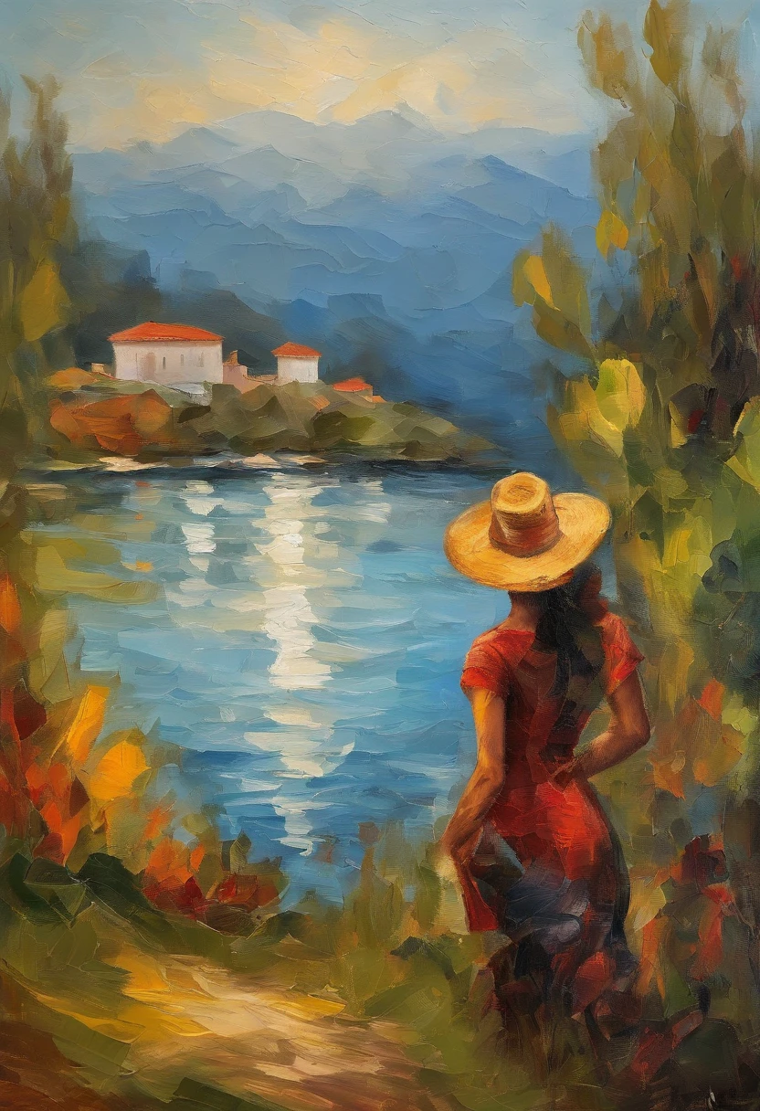 Man in hat and sunglasses in front of a body of water, Directed by: Robert Zünd, imagem de perfil, foto de perfil 1024px, vacation photo, paradise in the background, bela vista, attractive and good looking, vista deslumbrante, homem bonito, imagem do avatar, divertindo-se, Andreas, bela vista, foto de perfil, Postagem no Reddit