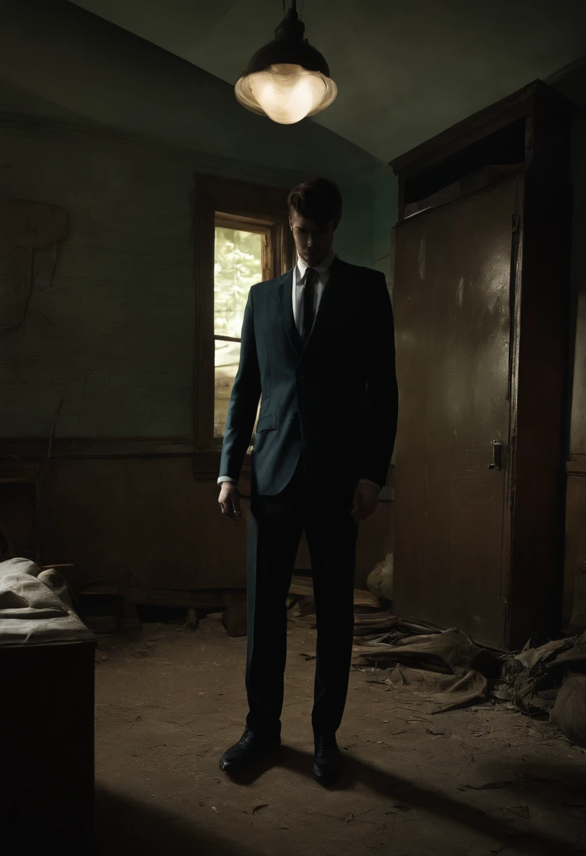 Slender man in the backrooms sad