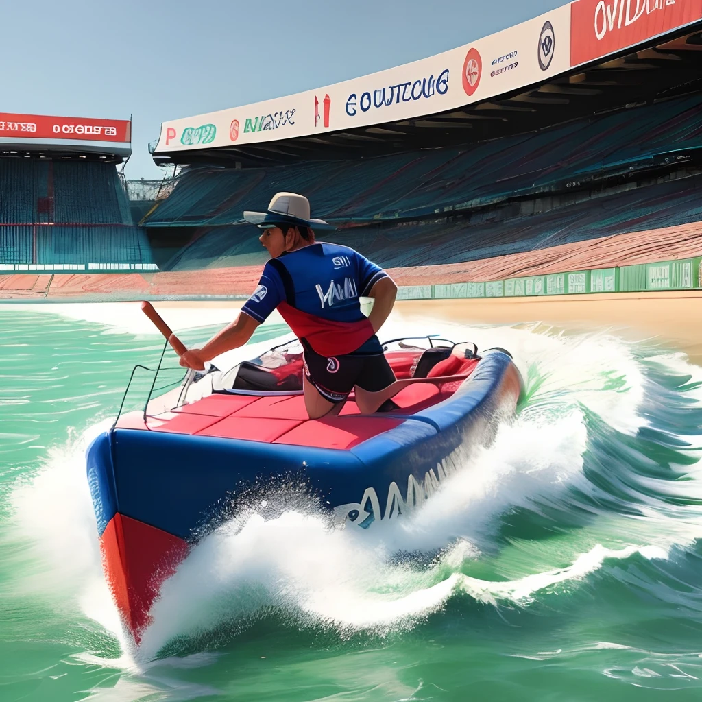 Caneta azul jogando no flamengo