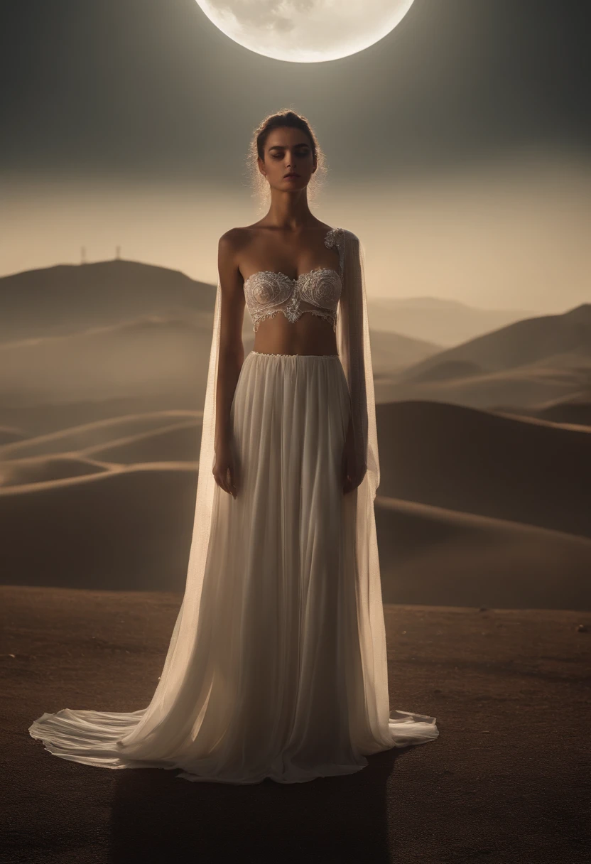 Generate a collection of translucent and transparent, liquid fire, lingerie on models to promote mental health awareness on fashion show runway. The collection should be both visually striking and meaningful, and it should convey a message of hope and resilience. The collection should be sustainable and ethical, made from recycled materials or produced in a fair labor environment. With light inside.