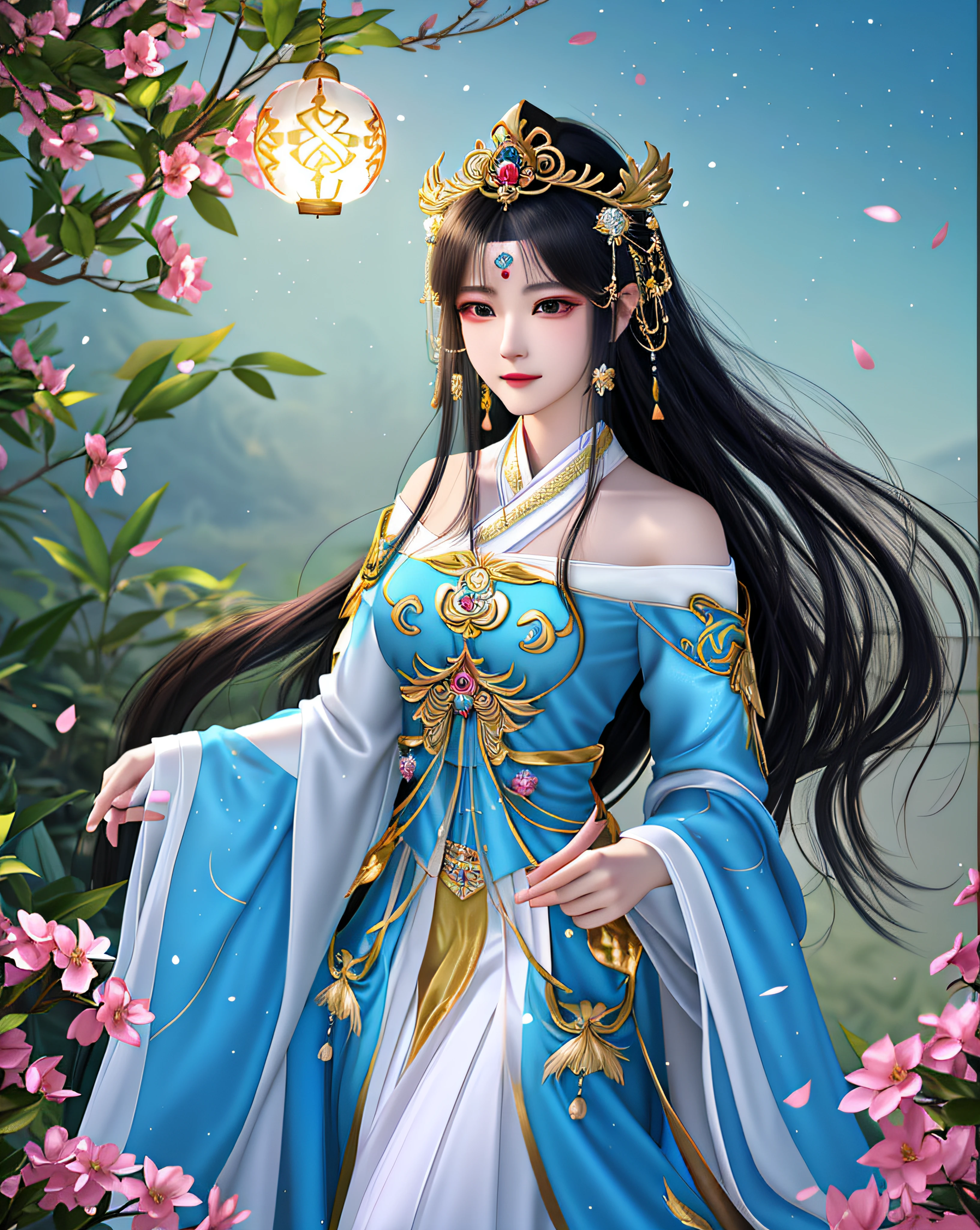 a close up of a woman with a necklace on her neck, ruan jia beautiful!, young wan angel, heise-lian yan fang, queen of the sea mu yanling, yun ling, chinese princess, sha xi, a young woman as genghis khan, xue han, young cute wan asian face, yan, with very thin lips