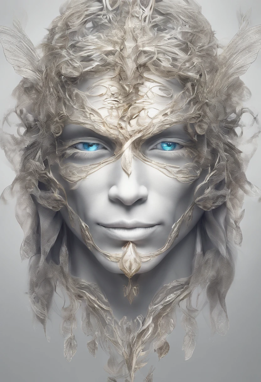 there is a woman with a white headdress and feathers on her head, epic fantasy digital art style, digital 2d fantasy art, fantasy concept art portrait, fantasy art behance, detailed matte fantasy portrait, detailed digital 2d fantasy art, epic fantasy art style, detailed fantasy digital art, digital fantasy portrait, deviantart artstation cgscosiety
