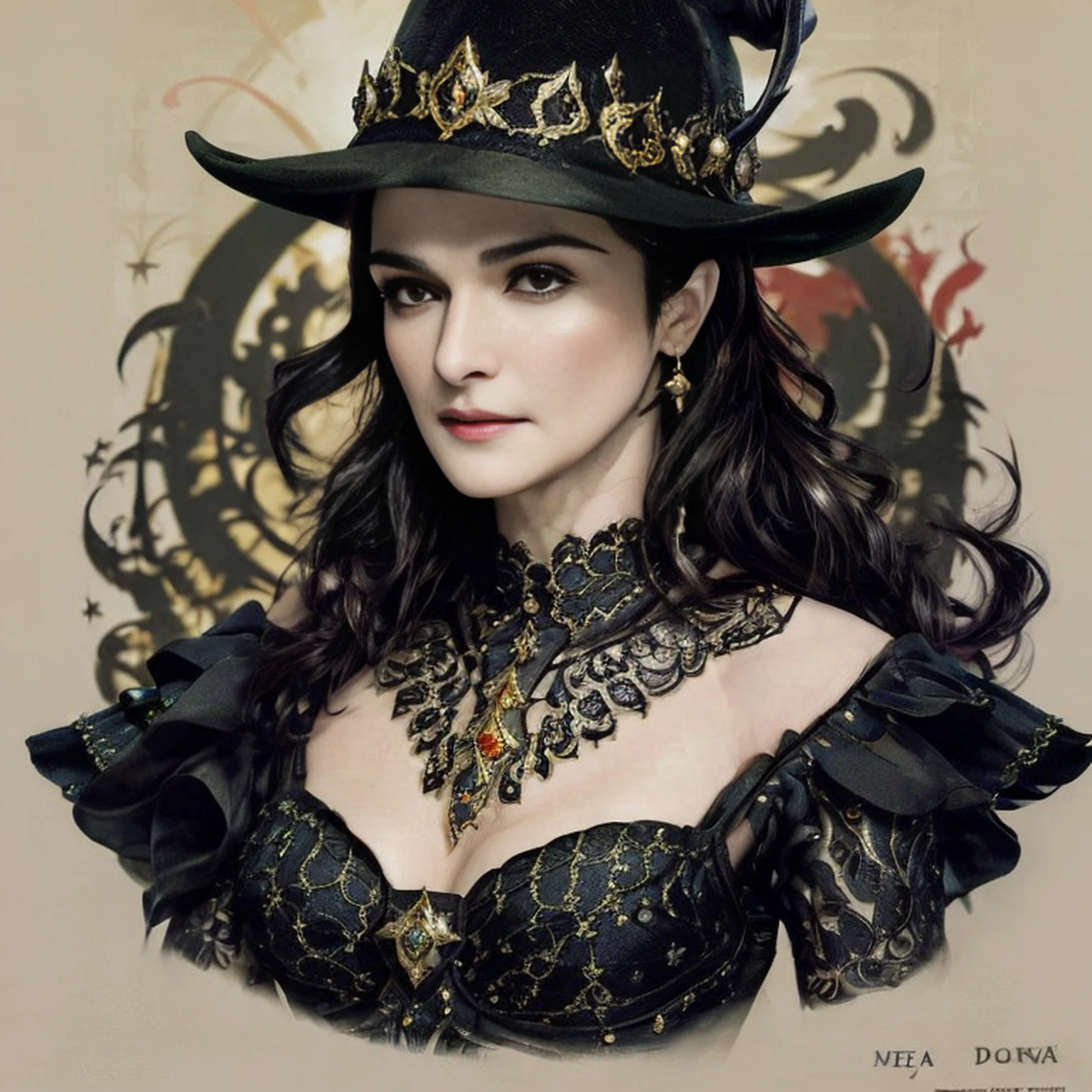 Mulher "Rachel Weisz" de Arad no vestido amarelo claro e com detalhes em preto e dourado, uma bela imperatriz fantasia, palace，imagem detalhada de corpo inteiro, ((uma bela imperatriz fantasia)), pintura de personagem bonita, por Yang J, Mago Celestial Lindo, linda donzela fantasia, inspirado em Lan Ying, estilo de arte de fantasia,  (master part:1.0), (melhor qualidade:1.4), (ultra-highresolution:1.2), (Delicate Illustrations:1.4),(8k, Foto RAW:1.2), (Foco suave:1.4),