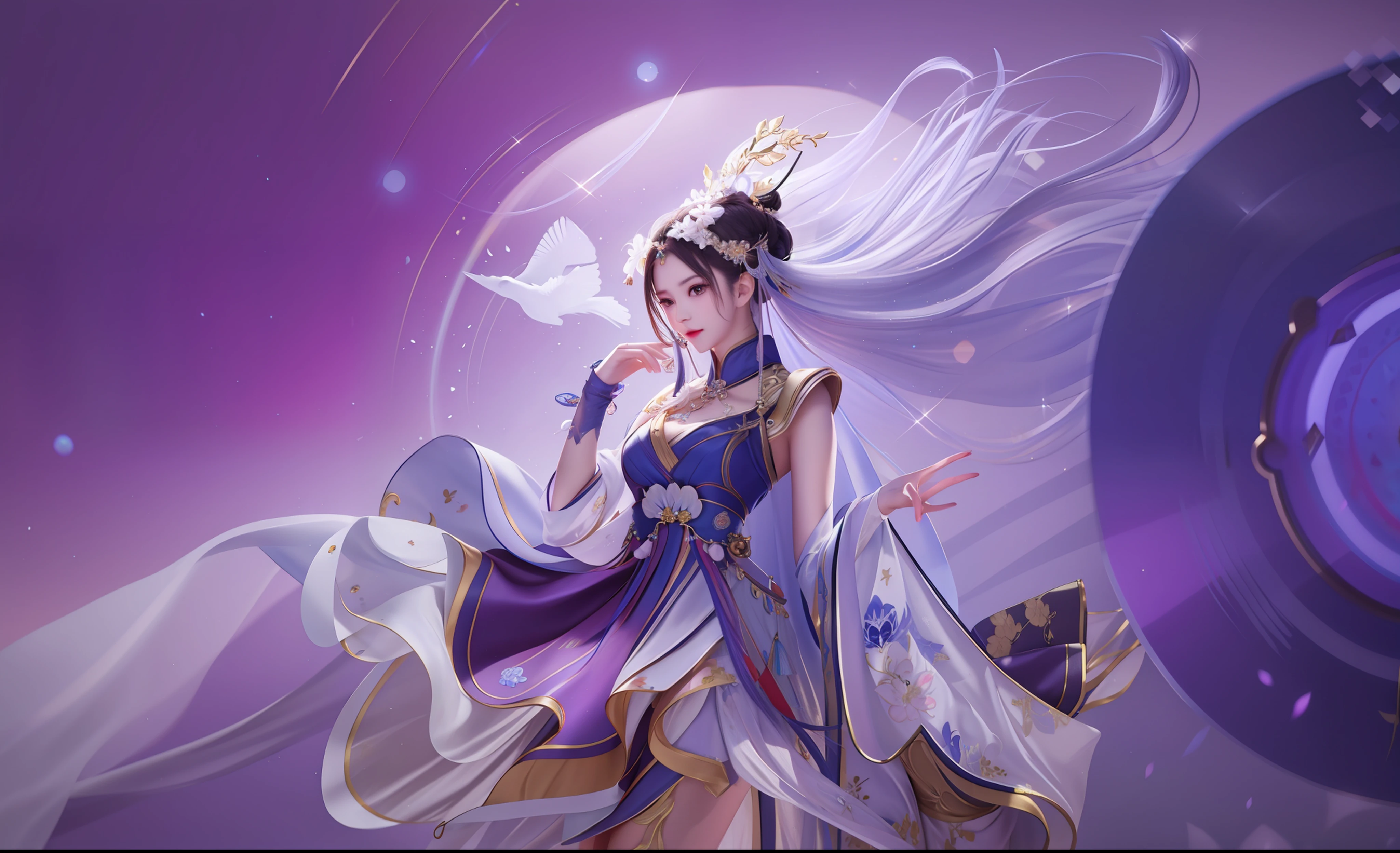 best quality, masterpiece, highres, 1girl,china wedding dress,hair ornament,necklace, jewelry,Beautiful face,upon_body, tyndall effect,photorealistic, dark studio, rim lighting, two tone lighting,(high detailed skin:1.2), 8k uhd, dslr, soft lighting, high quality, volumetric lighting, candid, Photograph, high resolution, 4k, 8k, Bokeh