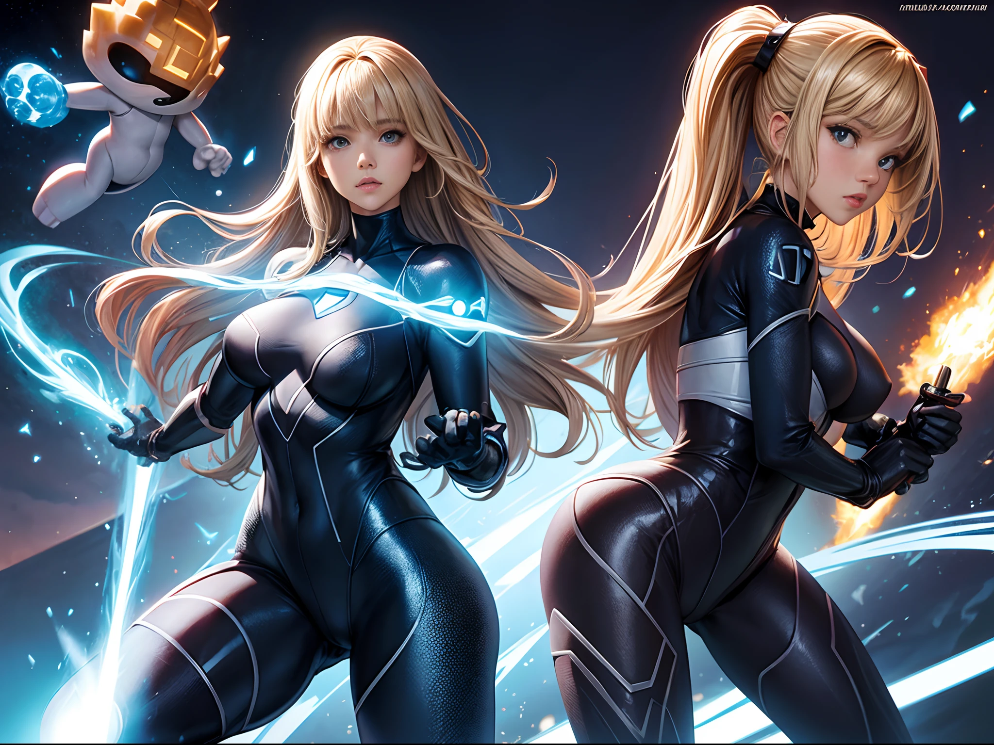 Jessica Alba as The Invisible Girl on Fantastic Four
