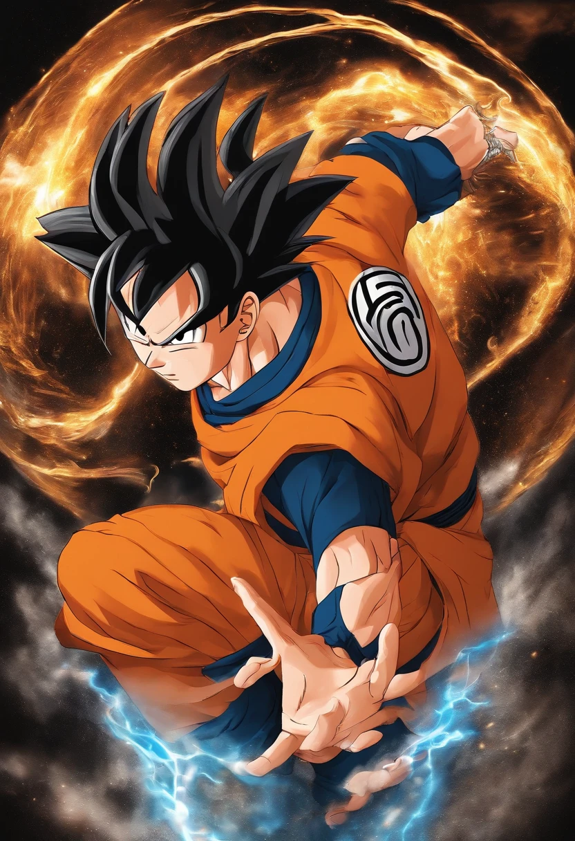 Goku combinado con Naruto
