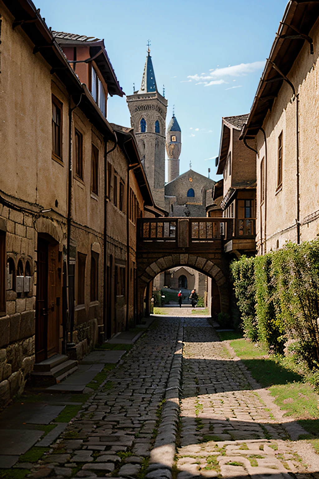 create Period image of a medieval city 1518