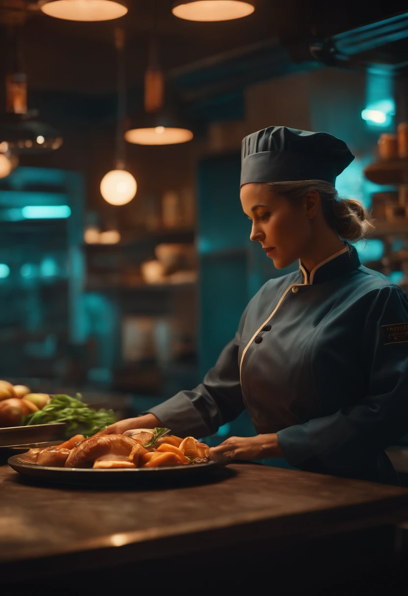 chef cyberpunk 8k
