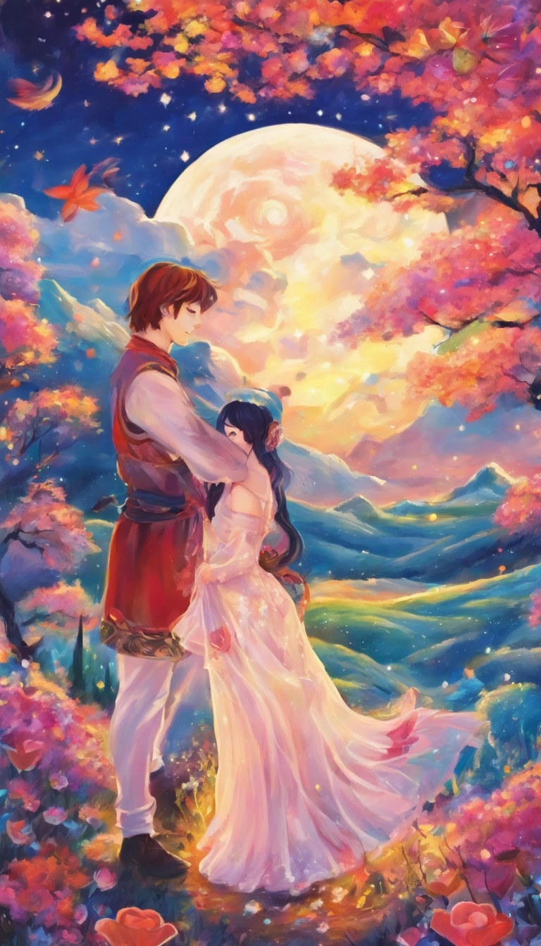 Imagine a couple in love, Spend a beautiful evening under the stars. They are free to fly in such a beautiful sky today, Full of stars,The full moon reflected their faces. They enjoy the moment,Think about their future together. When the sun rises, They love each other again,Call their friends,Tell them they're dating,Get married next week. They don't care what others say,Because they want to be remembered together. This is not anyone's problem,This is their problem. They let it happen,Because it's worth it,It must accompany each other。.