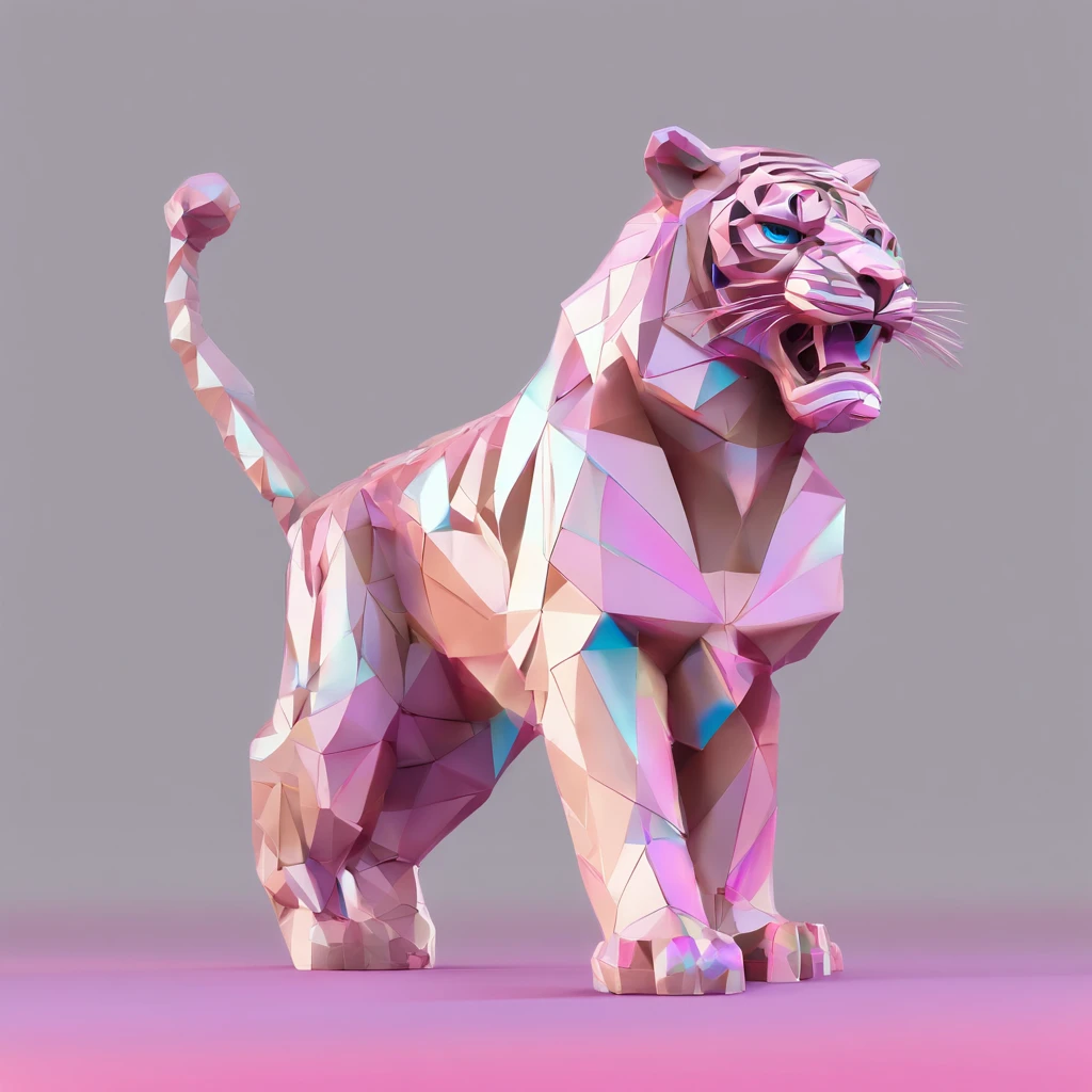 Alinhamento perfeito, Tigre pequeno bonito usando uma jaqueta，vasos de cristal，Rosa flor, wearing sunglasses, alegria, Standing position, beleza abstrata, Centrado, looking at the camera, Facing the camera, nearing perfection, Dynamic, altamente detalhado, liso, foco nítido, 8k, high-definition resolution, illustration, arte de Carne Griffiths e Wadim Kashin, fundo branco