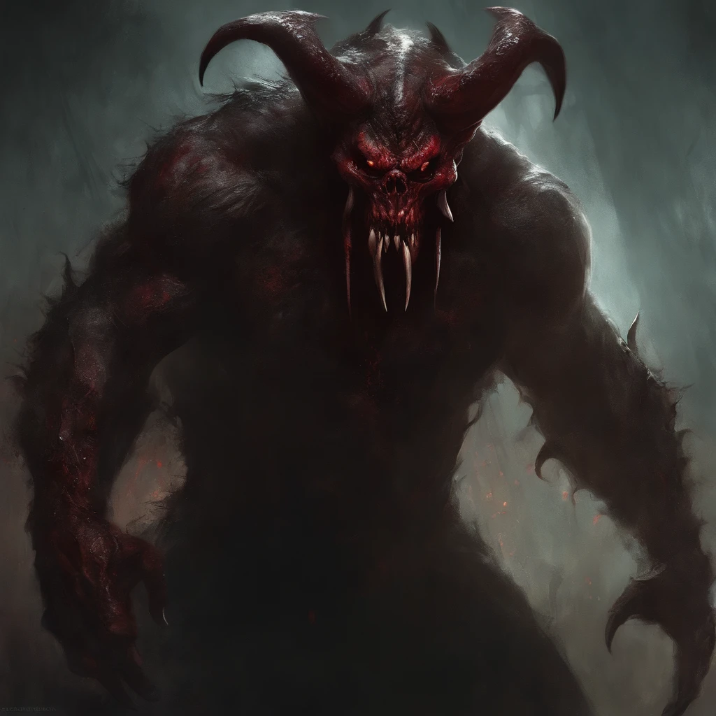 Create the image of the beast mentioned in Revelation that carries the number 666