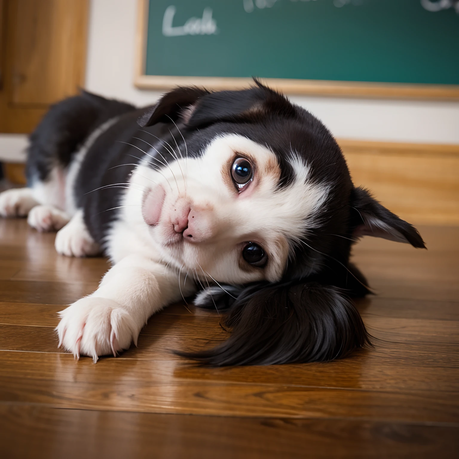 A cute puppy