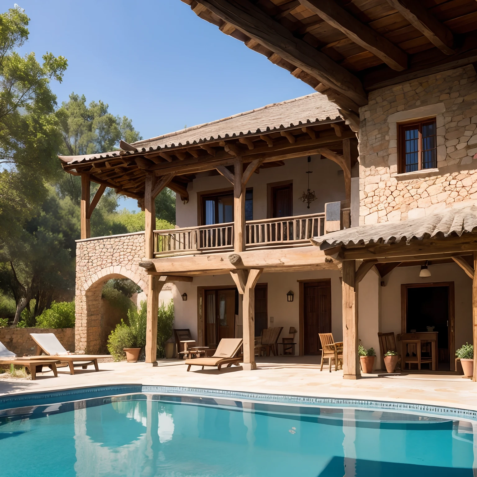 Rustic villa