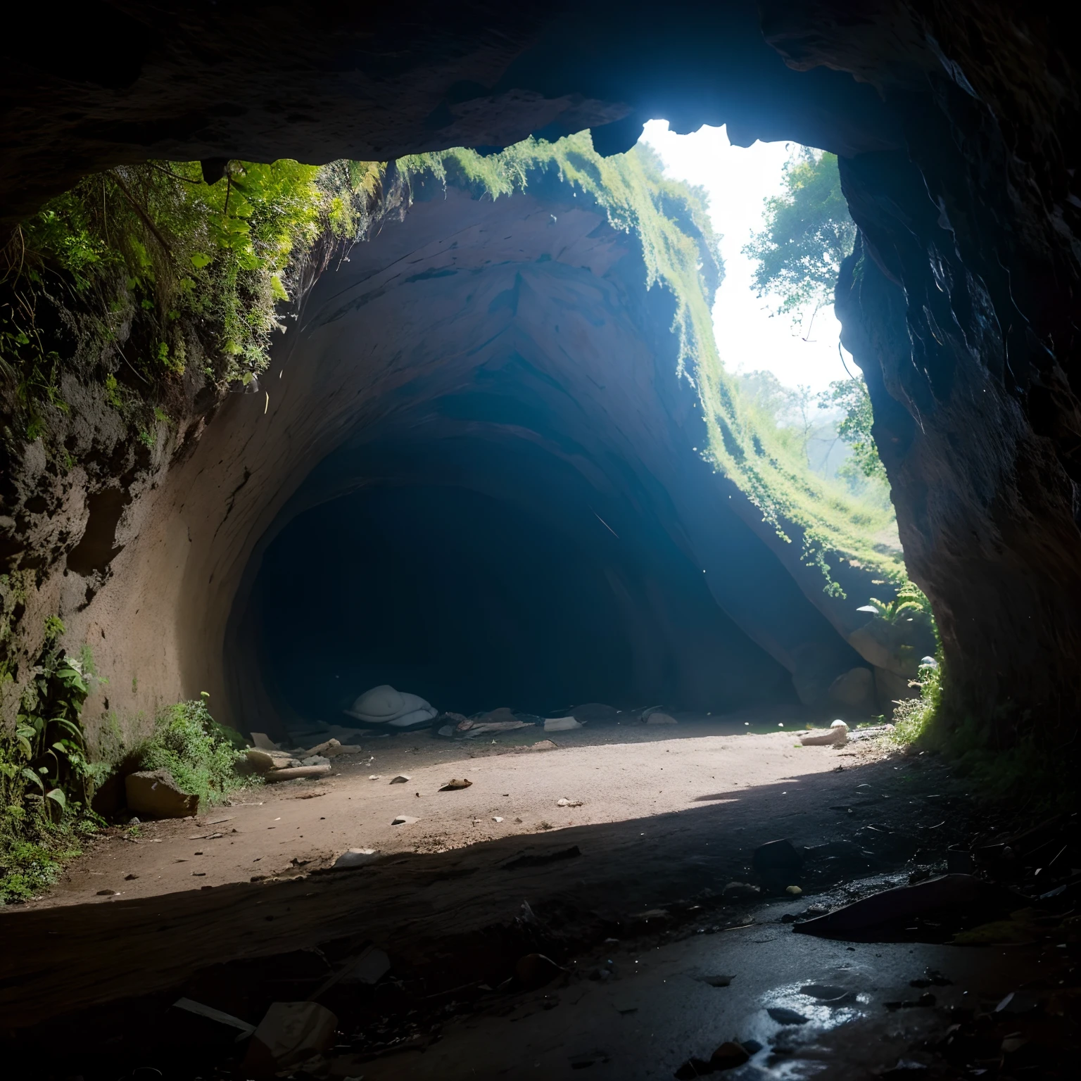 Abandoned cave: Novel style, Rumby, Mystery, Unique, Unique location, Closed, Horizontal view