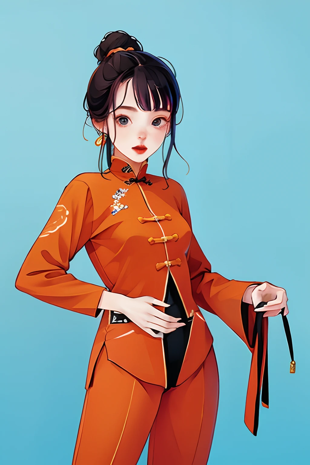 yxycolor,1girll, China-style,Tang suit