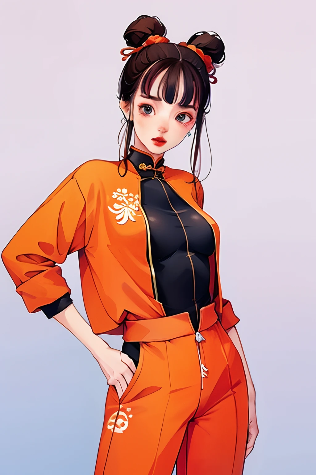 yxycolor，1girll， China-style，Tang suit