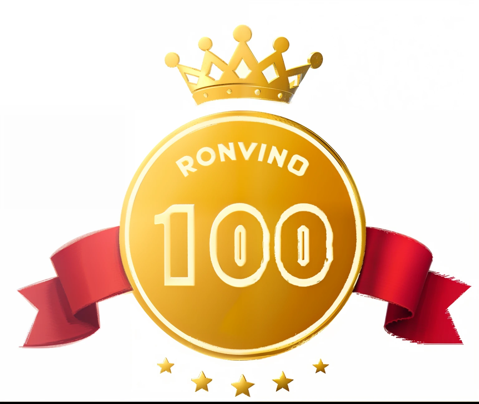 A gold medal，There is a crown on it, Home 1 0 0, pixiv daily ranking, 1 0 0, 100, [ [ Award-Awarded ] ], trending on logostation, Award, Avatar image, Awarded, Highlight, top rated, Profile picture, Best Rated on pixiv, Highest rating, top rated, 1 0 0 1