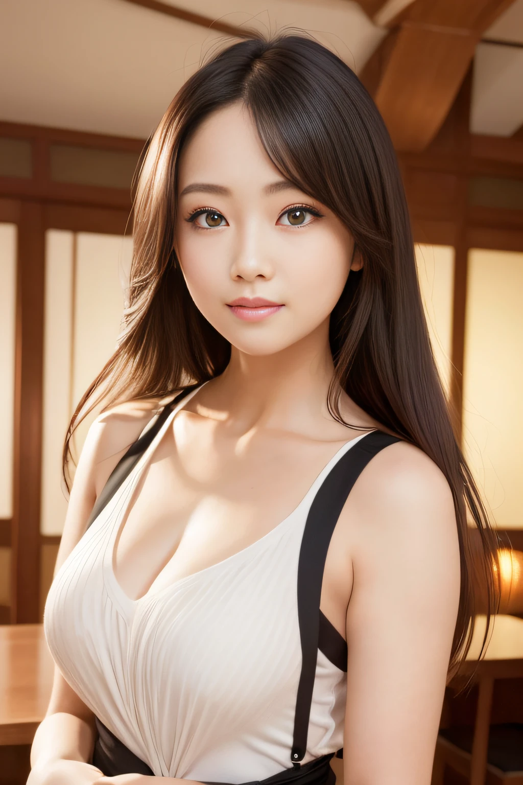 (Best Quality,8K,High resolution:1.2),(Beautiful Realistic Asians:1.4)、(cute Japanese girls:1.4)、(爆乳:1.20),(Glamorous)、Beautiful、夏天、officeworker、21years old、Land of Dark Nights、Wagas、dark sky、Professional、The real world、I want to marry a woman with huge breasts、