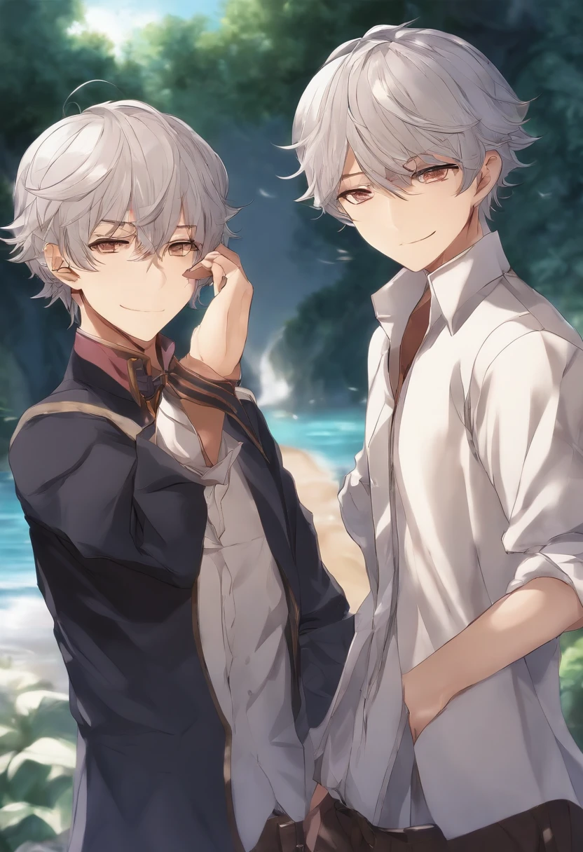 male people Uesugi Mo and Isamori twinks The main character of the anime hight resolution