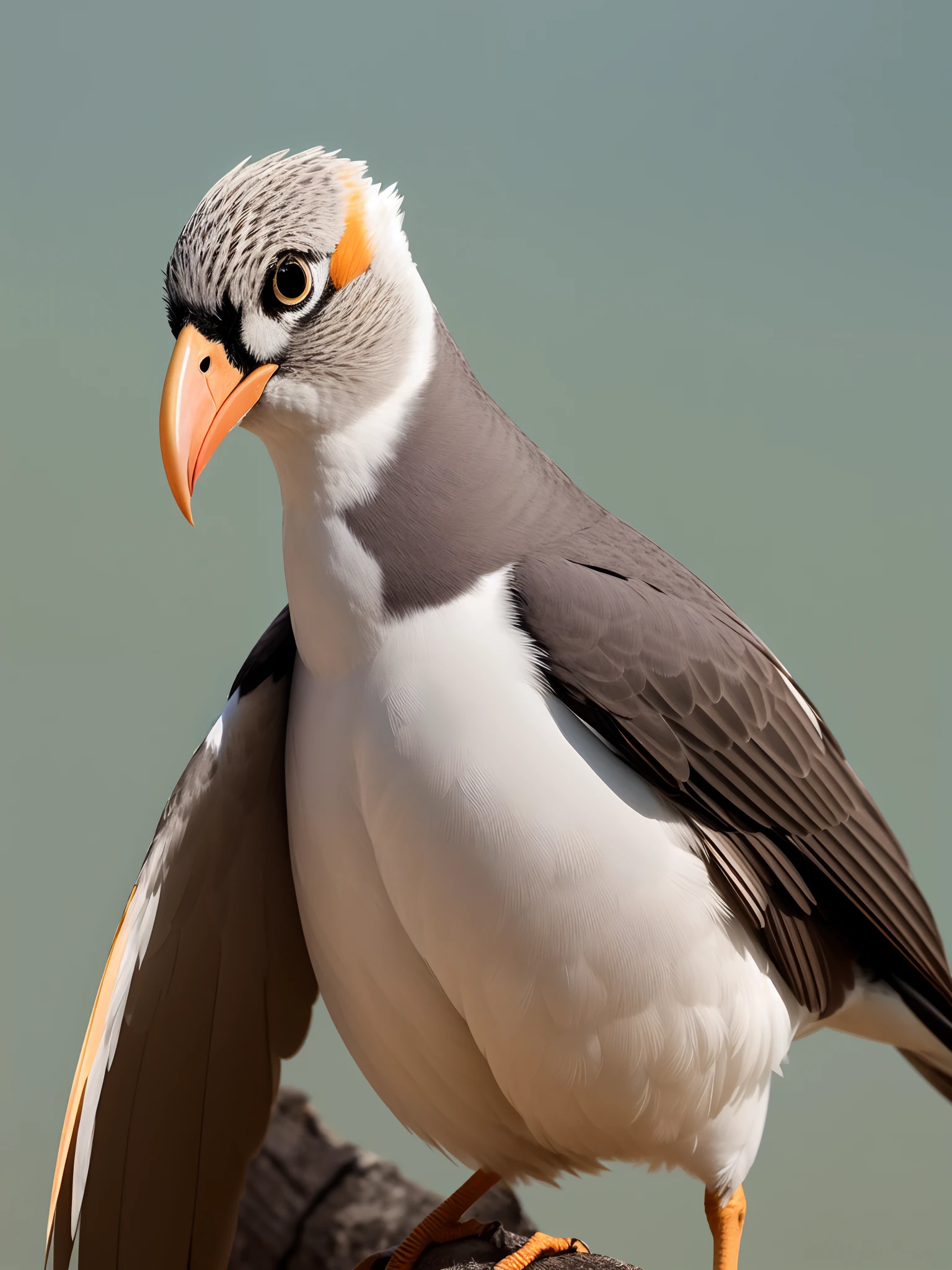 Bird with clothes