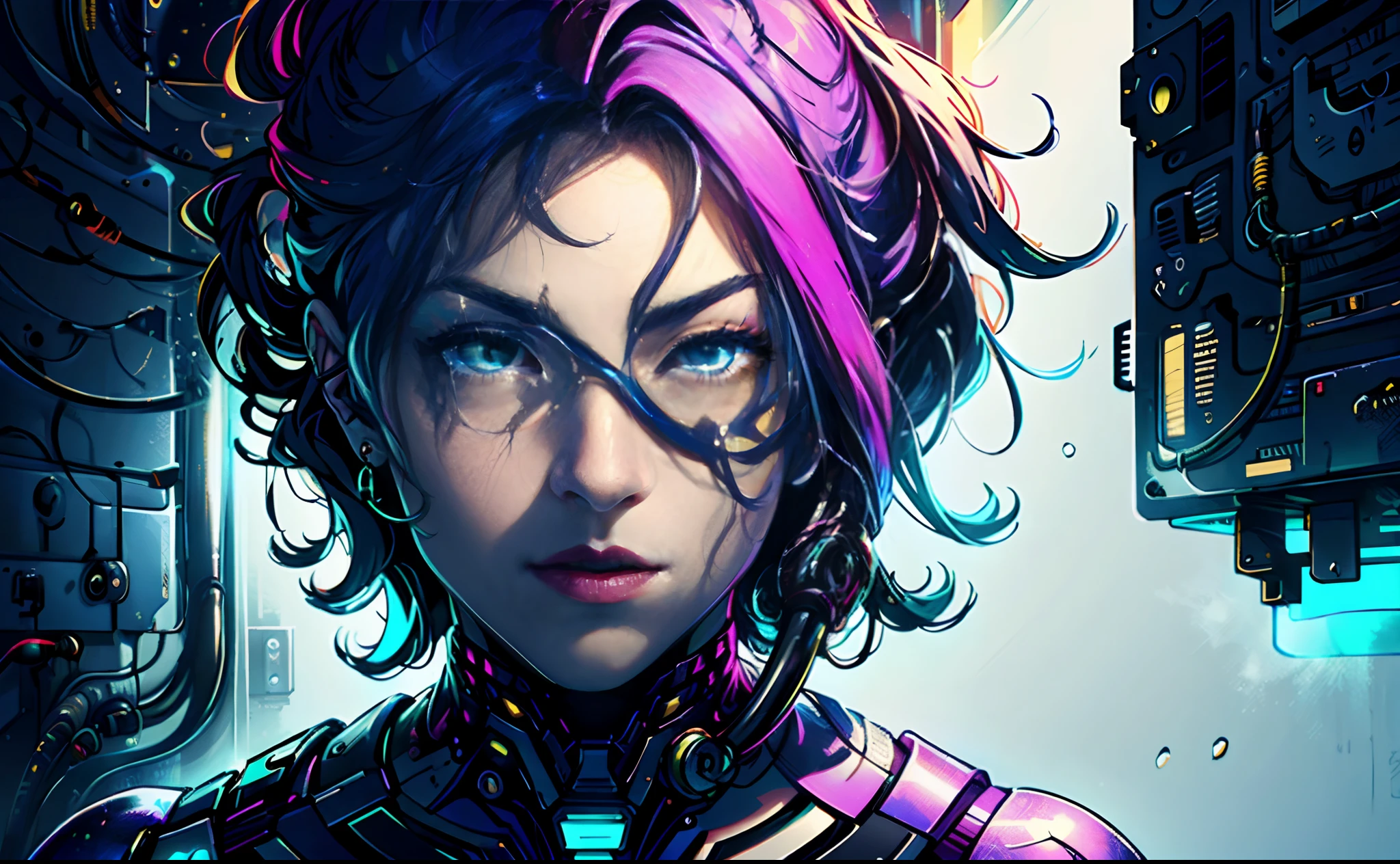 (capa do livro) (master part), (extremely high quality), (Arte Oficial, papel de parede CG Unity 8k altamente detalhado), (Very detailed), criar a capa da novela "Quantum Trader". Considere os seguintes conceitos-chave: Quantum Computer, day comerciante, day trading, desejo, Temperance, quantum mechanics, domination, auto-perda. A folha de rosto deve incluir elementos que representem visualmente esses conceitos. Be creative in your choice of colors and images to emphasize the theme of the story. Also include the title "Quantum Trader" NA CAPA.
