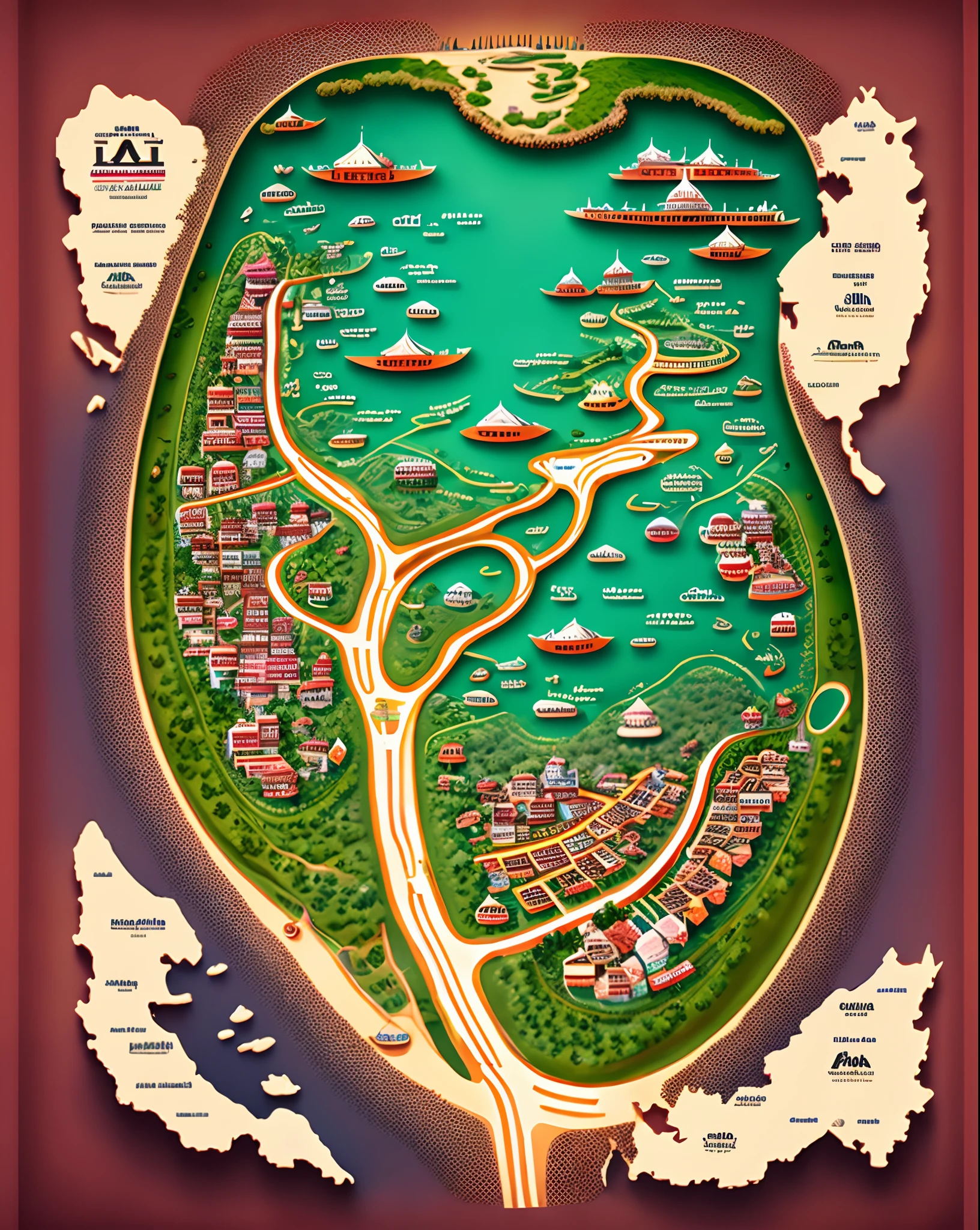 Map of Udon Thani