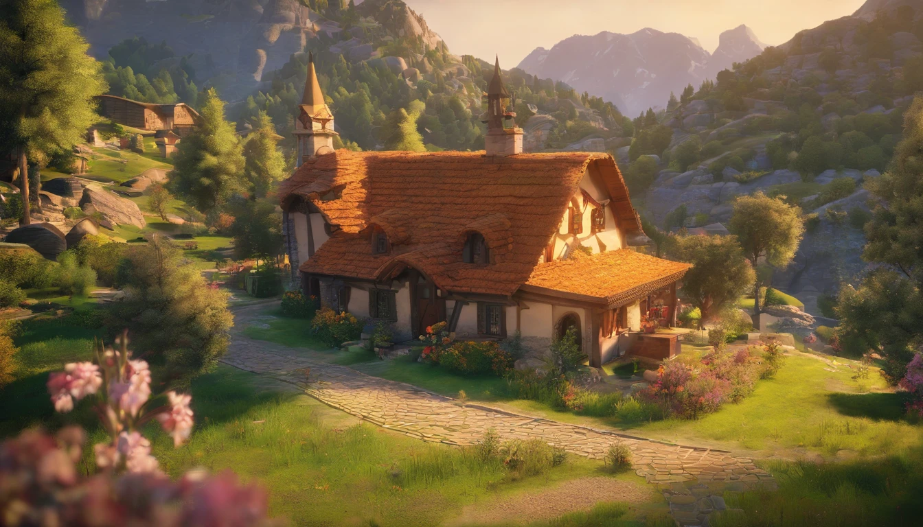 Once upon a time in a small, picturesque village nestled in the heart of the mountains, there lived a young girl named Elara