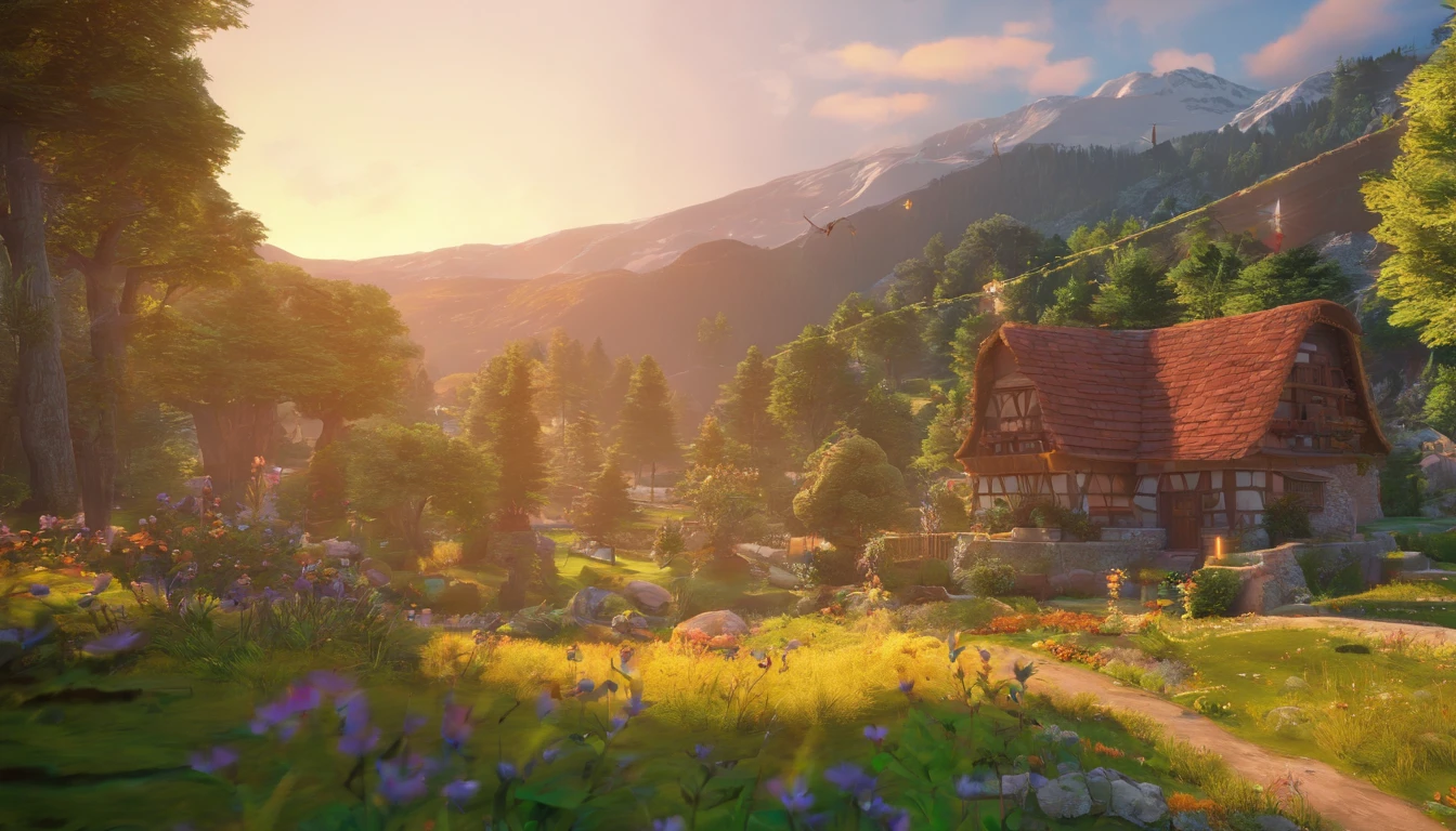 Once upon a time in a small, picturesque village nestled in the heart of the mountains, there lived a young girl named Elara
