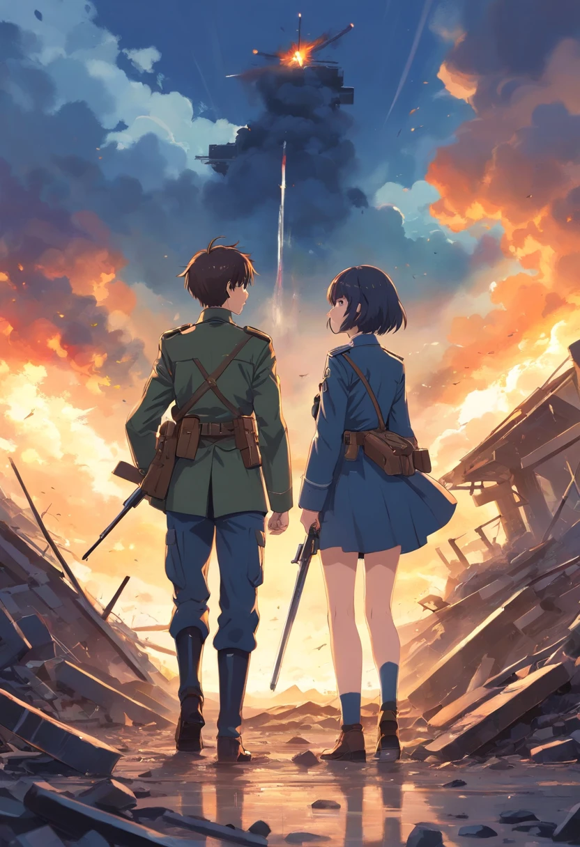 War in Europe，WWI，World War，German Empire，Germany，German soldiers，Male soldiers，Prussian steel helmet，prussia，grey uniform，Iron-blooded Berlin style ,Iron Cross，iron cross，trench，Trench warfare