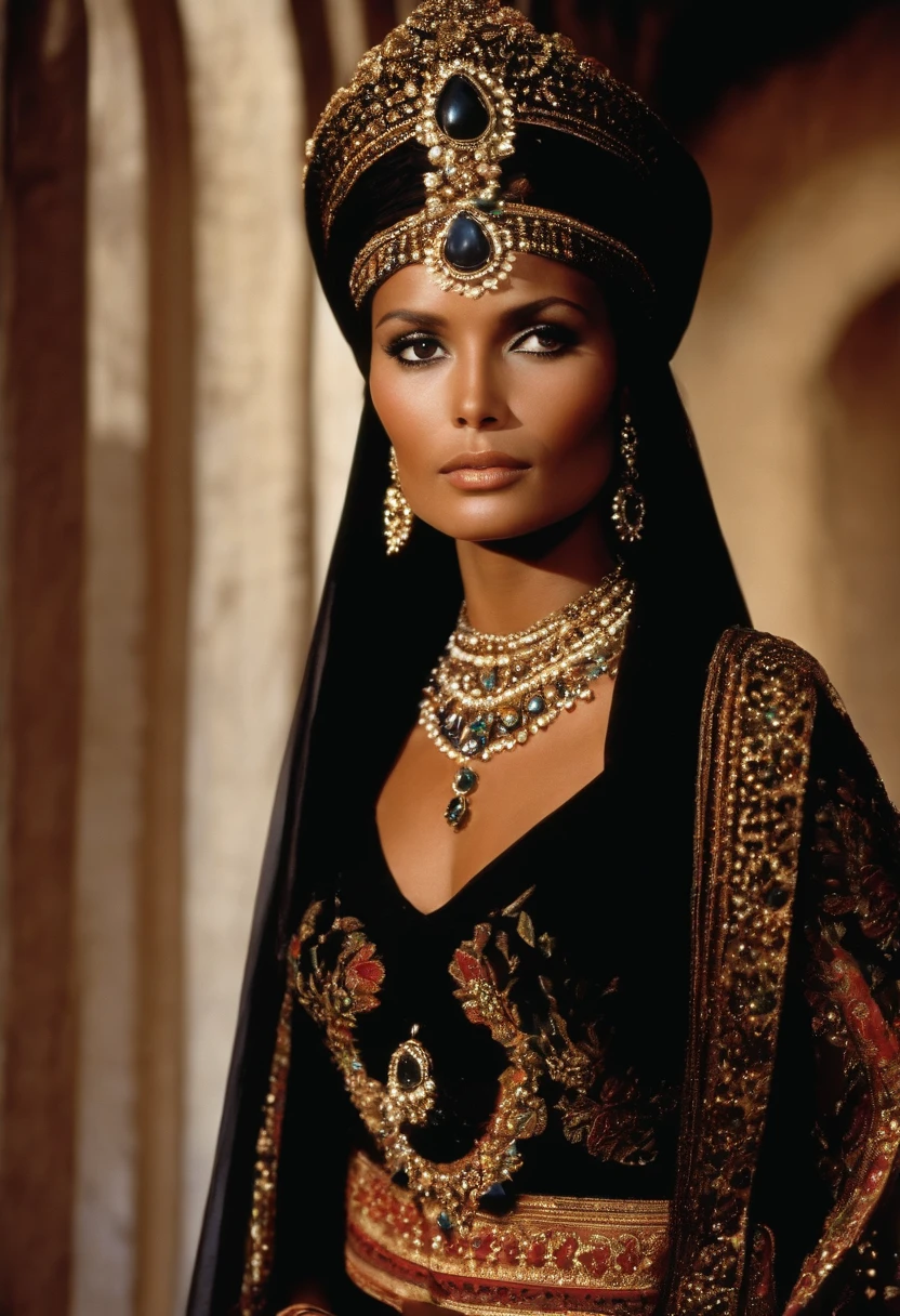 Laura Gemser in black Emanuele.