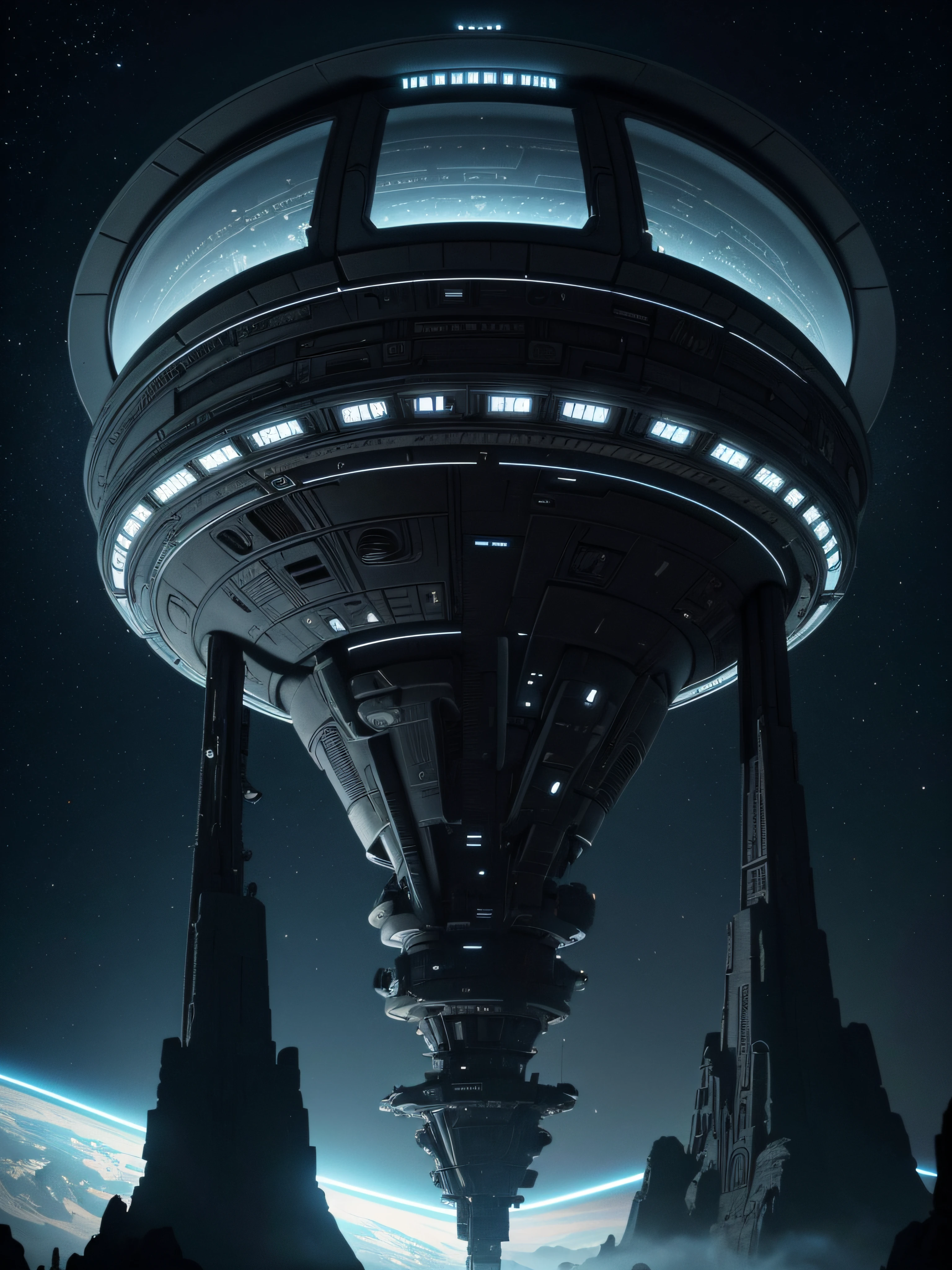 aliens coming out of space ship, typical grays with big black eyes small nose, ready for contact of the first type, Inca temples on the background art 8 k, octane trending, 8k, octane made in unreal engine 5, (best quality,ultra - detailed, Illustration,Best shadow,masterpiece,A high resolution,professional artwork,famous artwork