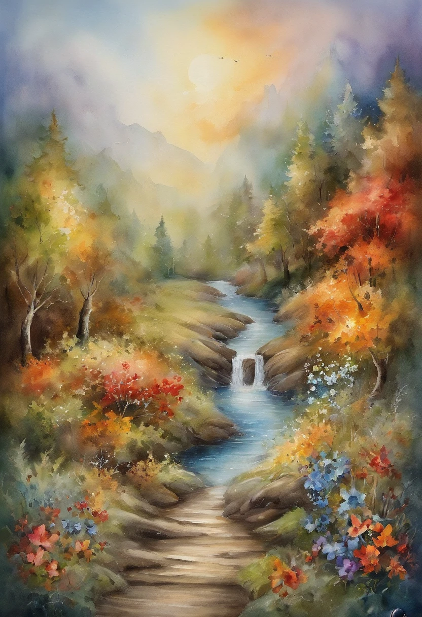 The Way to Heaven Is Within; Waving the Wings of Love , spaces,Fantasy
