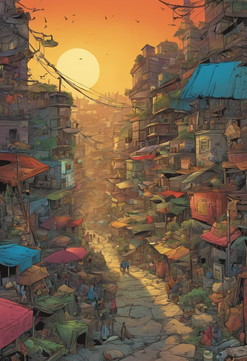 The slum city