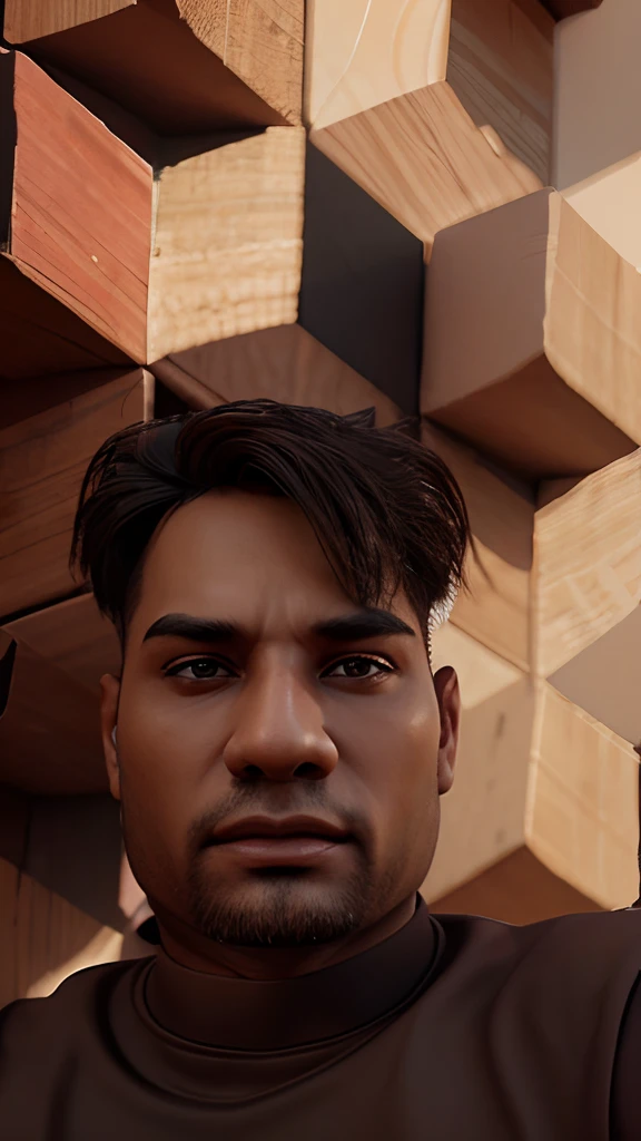 Ismat boy is going to college realistic face 3D cartoon face