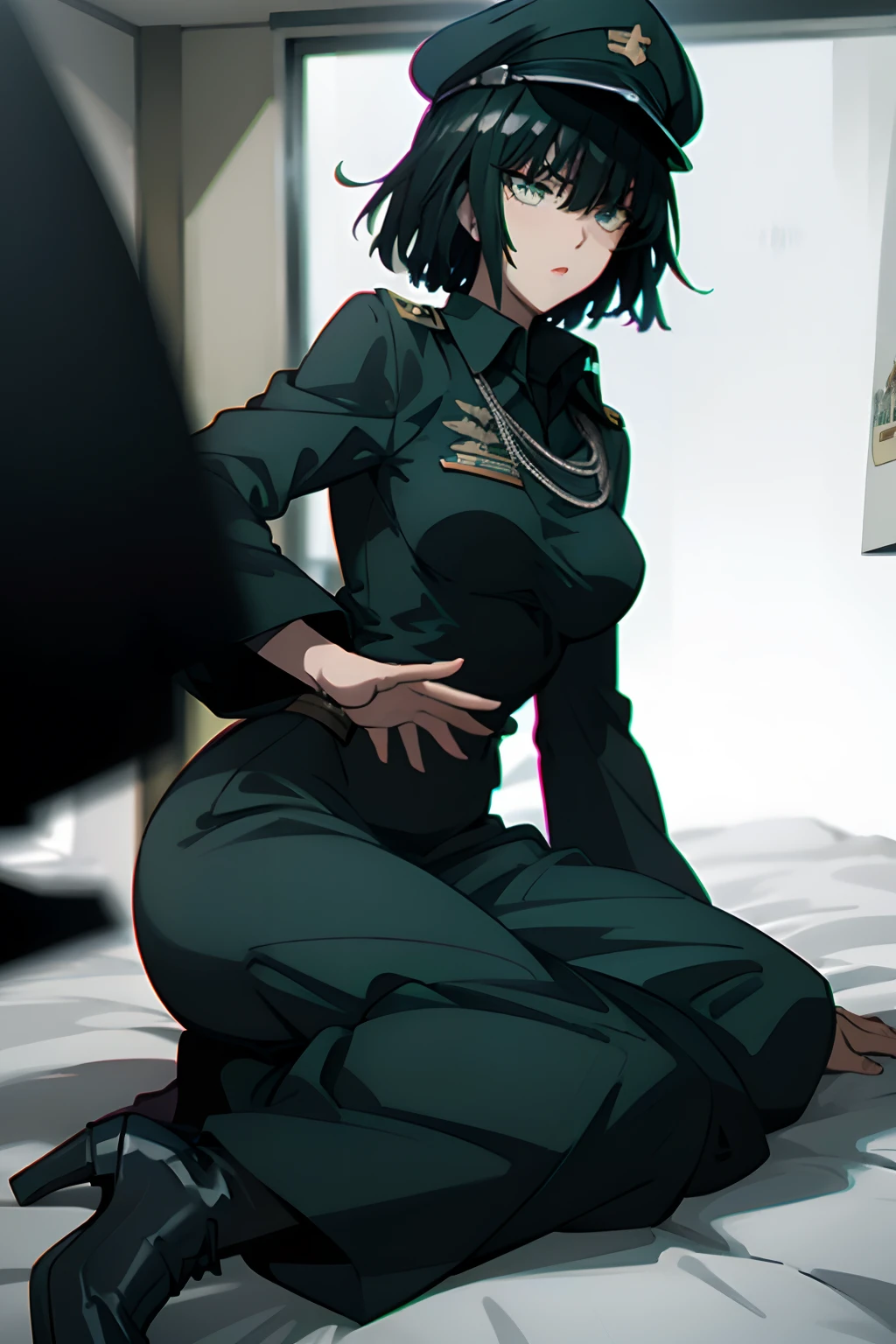 (full figure:1.1), (best quality), (masterpiece), (ultra-detailed: 1.2), (photorealistic: 1.1), (high), 1Girl,(injury:1.1),(blood:1.1), Konan \(Naruto\), (akatsuki bikini:1.1), Labret piercing, (:1.2), ripples, swirling, rainbowart, full body, sexy, perfect body, sexy details, View from above, tits, brassier, BreastsApart, ahegao