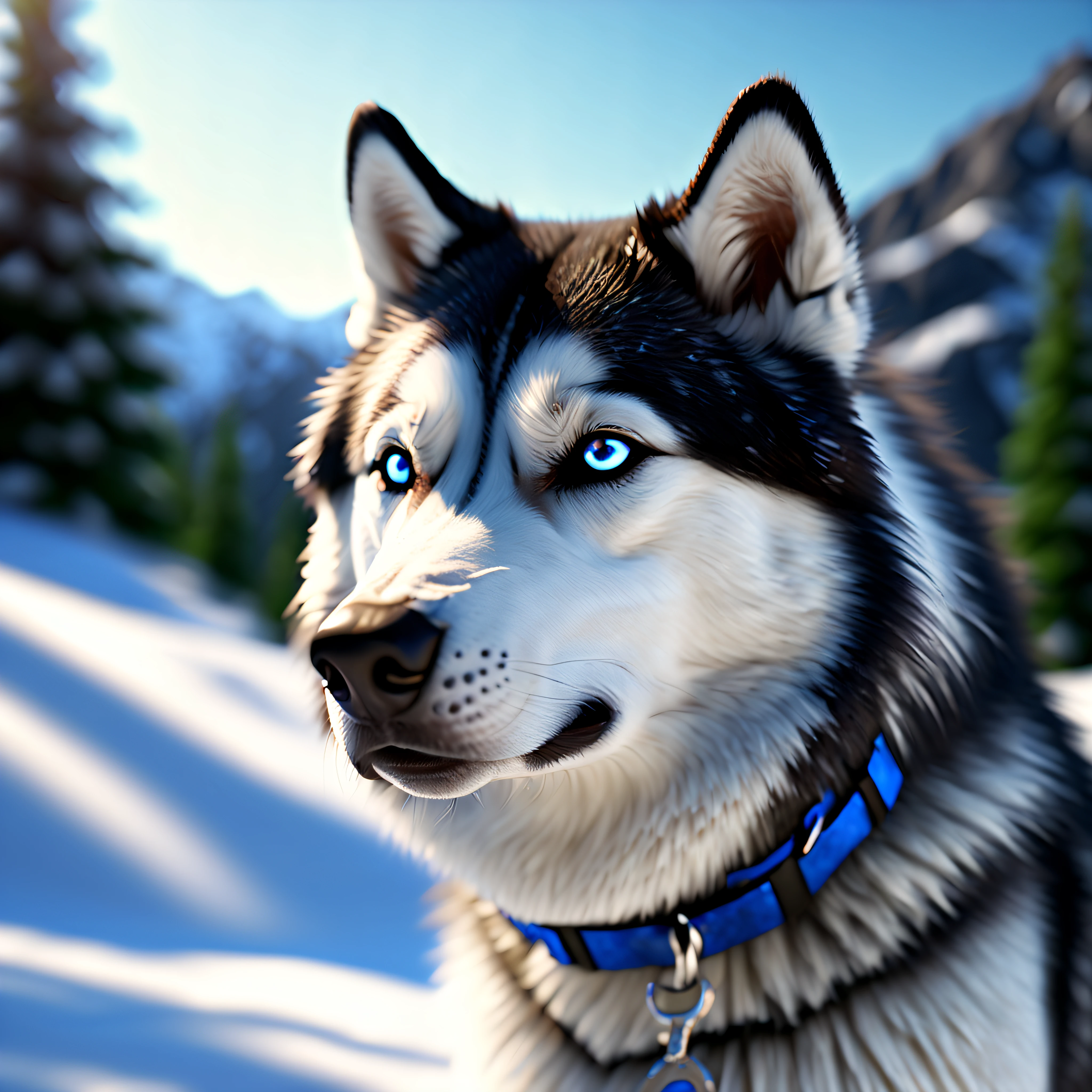 Husky Malamute howling Masterpiece epic deep path equirectangular snow mountain glacier weather snowflakes waterfall woodland night moon luminescence volumetric lightning contrast global illumination saturate ultra_high-resolution meticulously intricate analogique pro-photo-realistic ultra_high-quality ultra_high-detail optimal accurate cgi vfx sfx reflex 3dcg max color-coded extreme improved Octane_rendered UHD NVIDIA_RTX_RENDERING RAY_TRACING DLSS_3 EFFECTS_CINEMATIC XT3 64K 32K 16K 8K HDR unrealengine5 romm rgb pbr 3dcg fxaa blu-ray fkaa txaa rtx ssao enhanced ultra_sharpness
