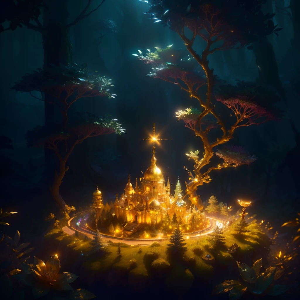 A pile of gold and treasure on the top of Ant Hill, With magic lamp, jewelry, Fantastic forest atmosphere.
(Best quality,4K,8K,A high resolution,Masterpiece:1.2),Ultra-detailed,(Realistic,Photorealistic,photo-realistic:1.37),illustration,Sparkling gold and treasures,an enchanted forest,Surreal lighting,Vivid colors,lamp lights,jewelry,Glowing gemstones,Lush greenery,Enigmatic Atmosphere,Shining treasure,Sparkling gold,ancient artifacts,shadows and highlights,Secret hideouts,Rich textures,subtle mist,Whimsical scenes,Enchanting atmosphere,Engaging details,Fantastic environment,Exquisite craftsmanship,Lively leaves,Splendid wealth,A gem-encrusted spectacle,Shimmering Forest,Precious metals and precious stones,mesmerizing charm,golden hues,A rainbow-colored glow,Hidden mysteries,Treasure Trove,magical aura,serenequietude,magnificiant landscape,Field of magic.