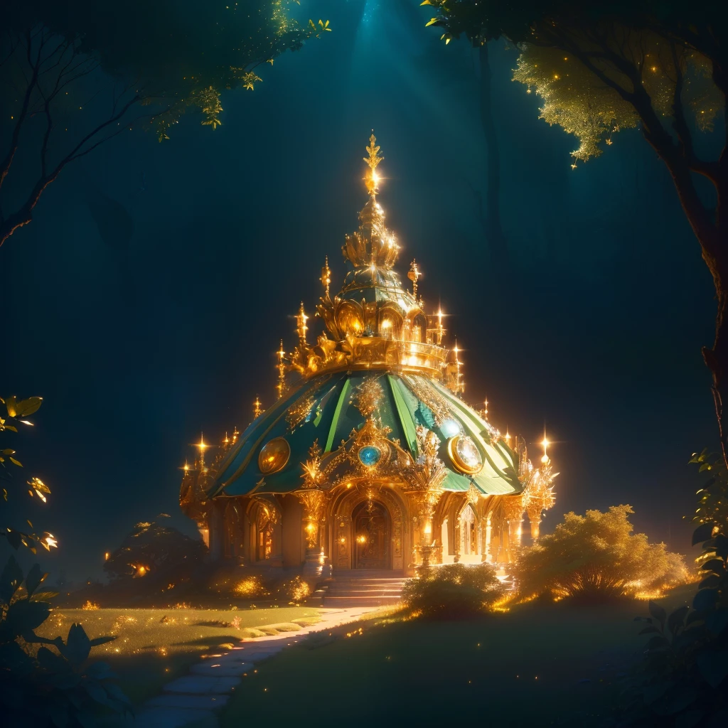 A pile of gold and treasure on the top of Ant Hill, With magic lamp, jewelry, Fantastic forest atmosphere.
(Best quality,4K,8K,A high resolution,Masterpiece:1.2),Ultra-detailed,(Realistic,Photorealistic,photo-realistic:1.37),illustration,Sparkling gold and treasures,an enchanted forest,Surreal lighting,Vivid colors,lamp lights,jewelry,Glowing gemstones,Lush greenery,Enigmatic Atmosphere,Shining treasure,Sparkling gold,ancient artifacts,shadows  and highlights,Secret hideouts,Rich textures,subtle mist,Whimsical scenes,Enchanting atmosphere,Engaging details,Fantastic environment,Exquisite craftsmanship,Lively leaves,Splendid wealth,A gem-encrusted spectacle,Shimmering Forest,Precious metals and precious stones,mesmerizing charm,golden hues,A rainbow-colored glow,Hidden mysteries,Treasure Trove,magical aura,serenequietude,magnificiant landscape,Field of magic.