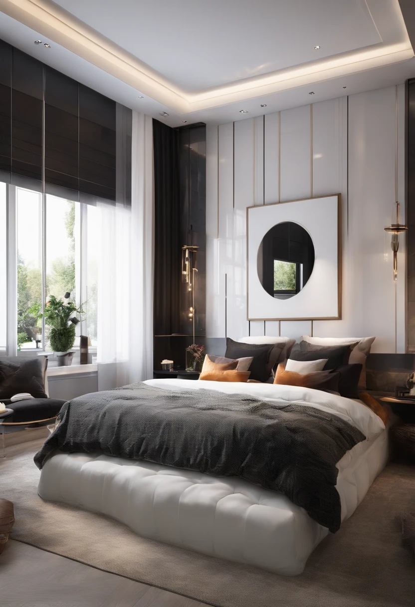Beautiful modern bedroom 3x5m