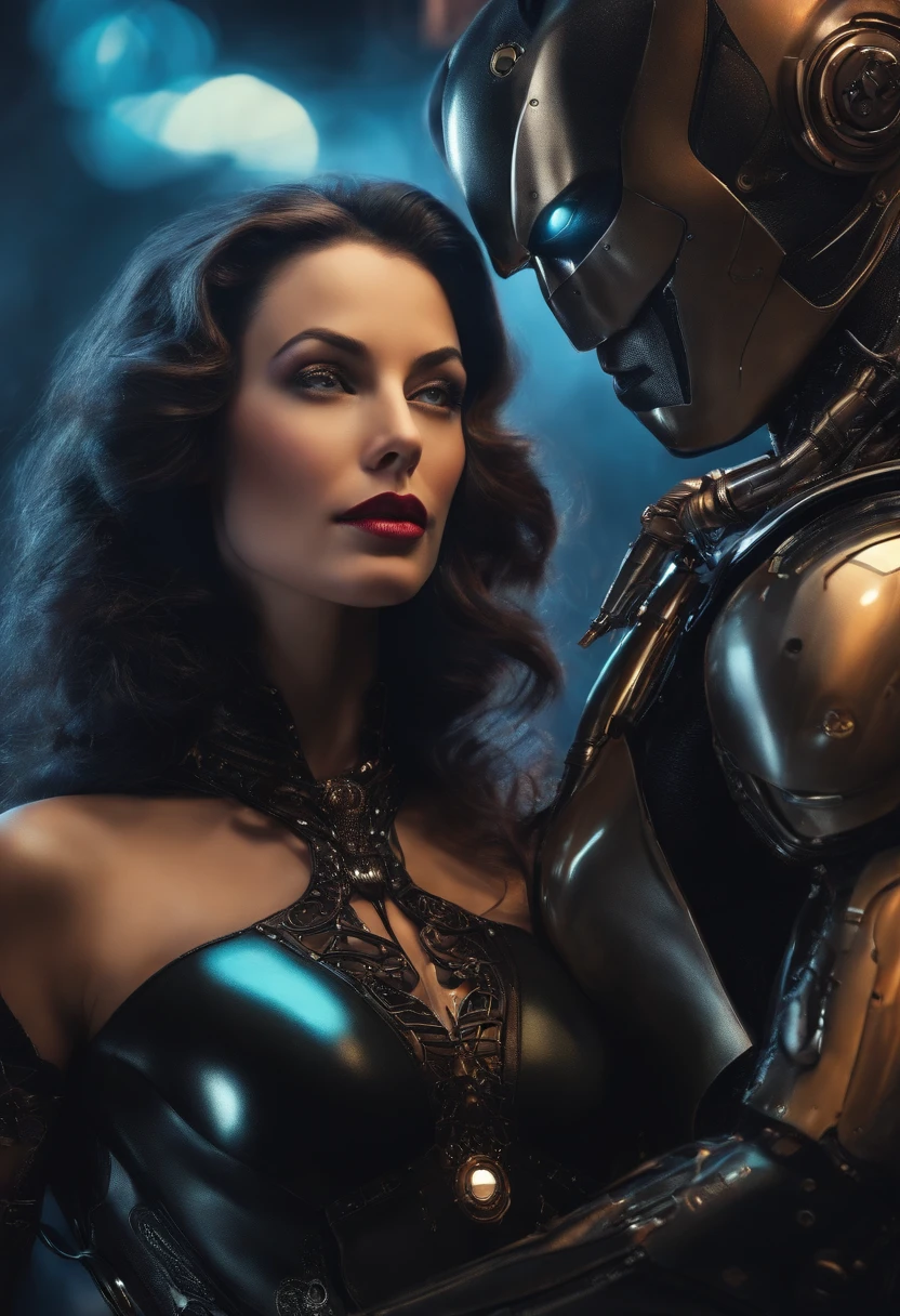 Musk and the Catwoman robot