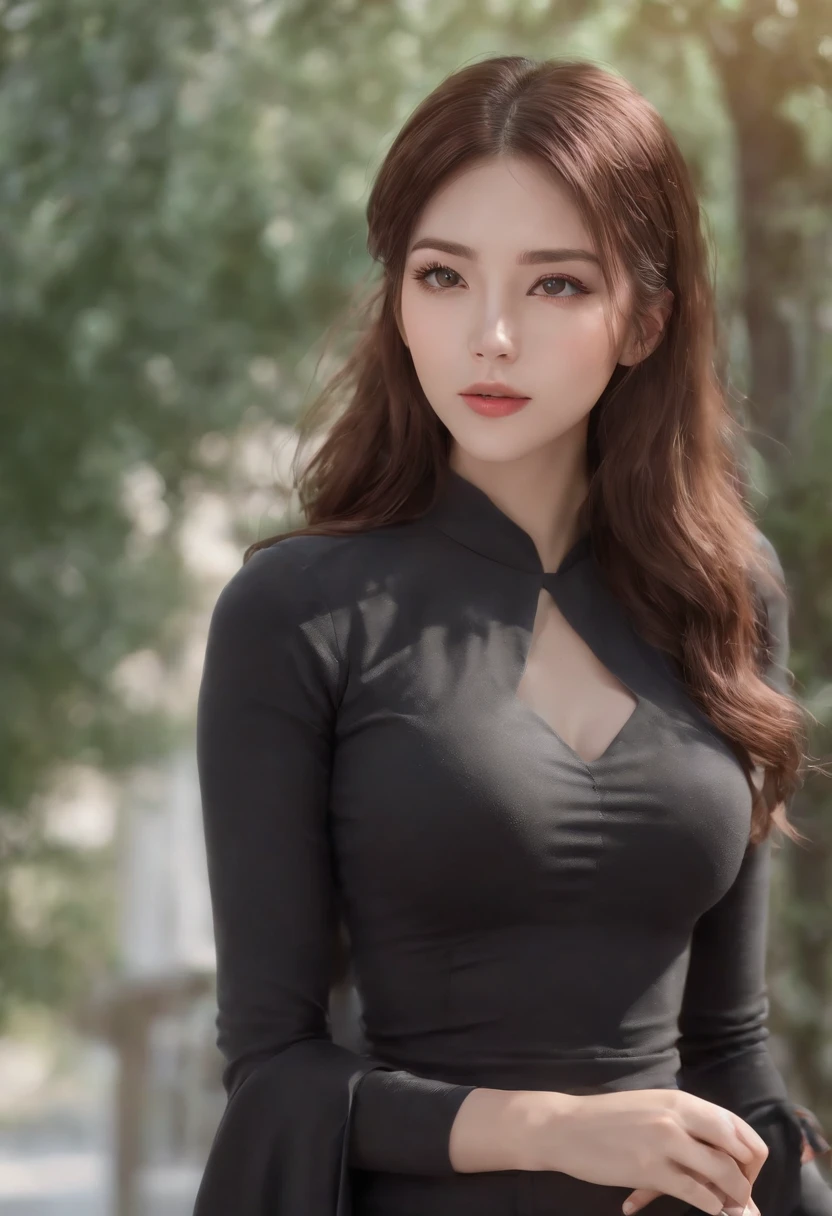 There was a woman wearing black spandex gloves,Come to me， Realistic art style, Digital anime illustration, realistic anime artstyle, Photorealistic art style, Digital anime art, Realistic anime 3 D style, realism art style, cartoon digital painting, Realistic schoolgirl, digital character illustration, anime realism style, Realistic young anime girl, digital cartoon painting art, digital manga art