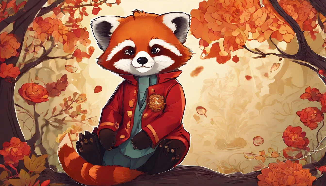 (Masterpiece, Best quality, Very detailed CG, Intricate details: 1.2), 8K wallpaper, Masterpiece, Best quality, Limited awards, High quality, Super detail, High detail, Textured skin, Cute, hyper HD, Anatomically correct, Pixar style, (A cute red panda wearing a doctor's coat: 1.2), doctor, Happy sweet smile. children's storybook, Bright colors, Natural light, Facial focus, Simple background