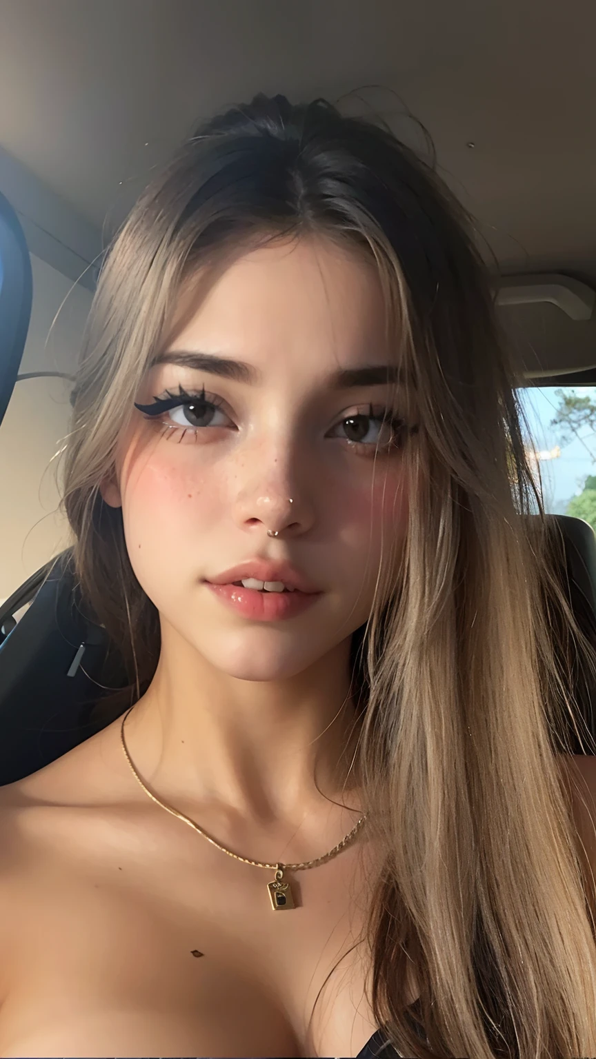 Araffe mulher com cabelo longo sentado em um carro, Violeta Myers, lindo rosto latino, 18 anos, 19-year-old girl, Parece Laura Barriales, flawless olive skin, Mulher de 30 anos de Cuba, Retrato Sophie Mudd, Mulher mexicana bonita, 21 anos, 2 2 anos