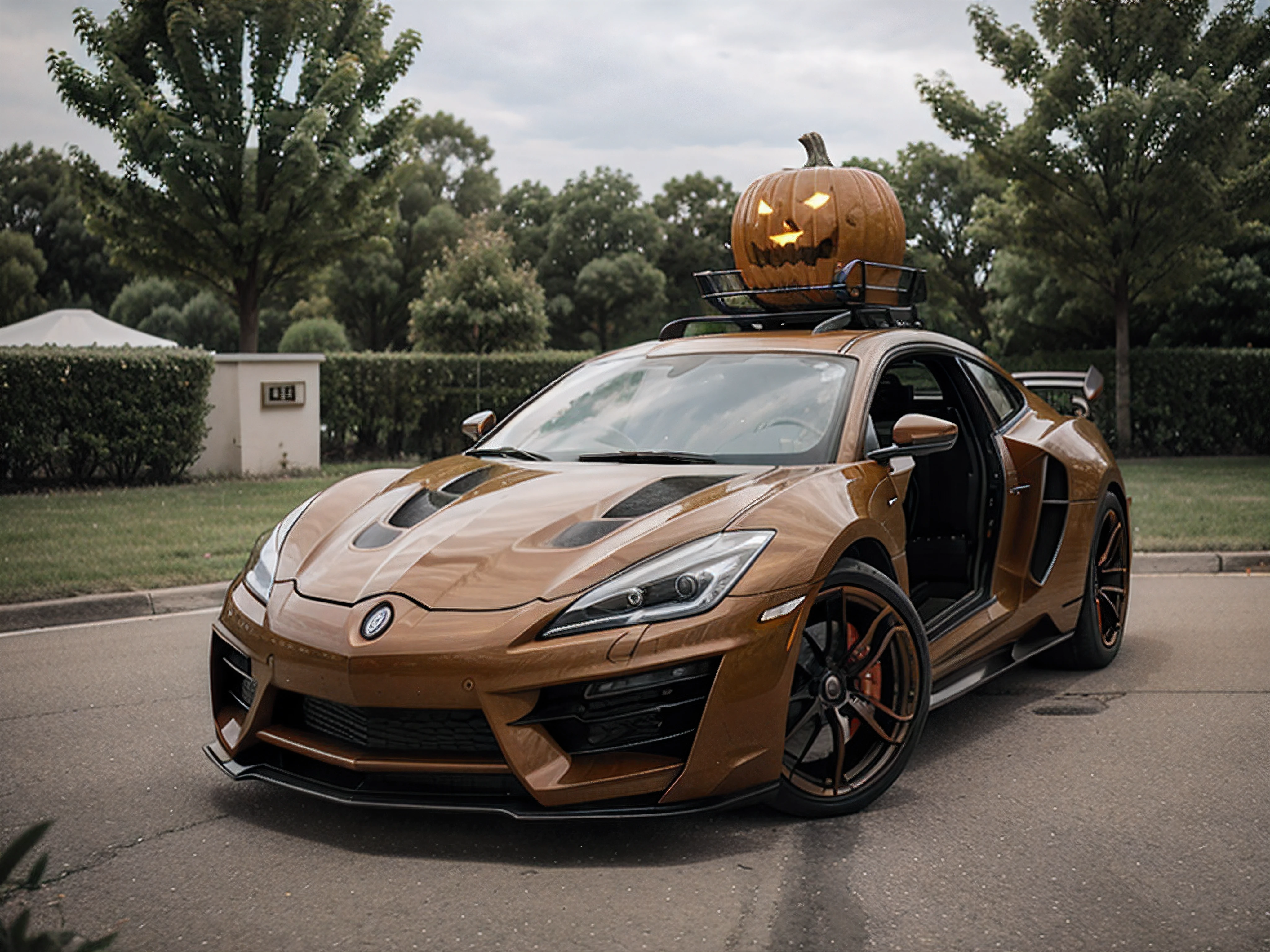 pumpkin carriage ((supercar))